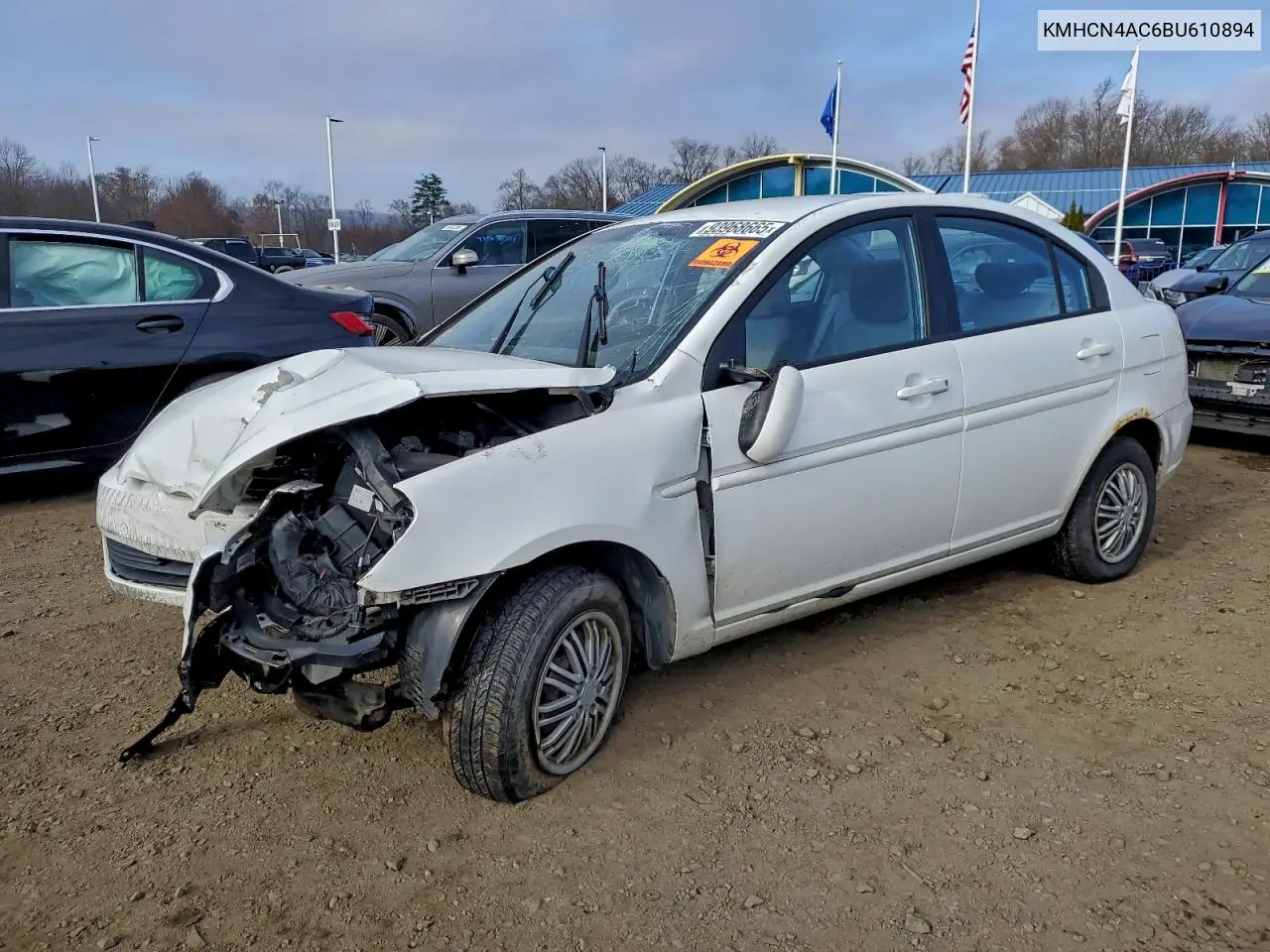 KMHCN4AC6BU610894 2011 Hyundai Accent Gls
