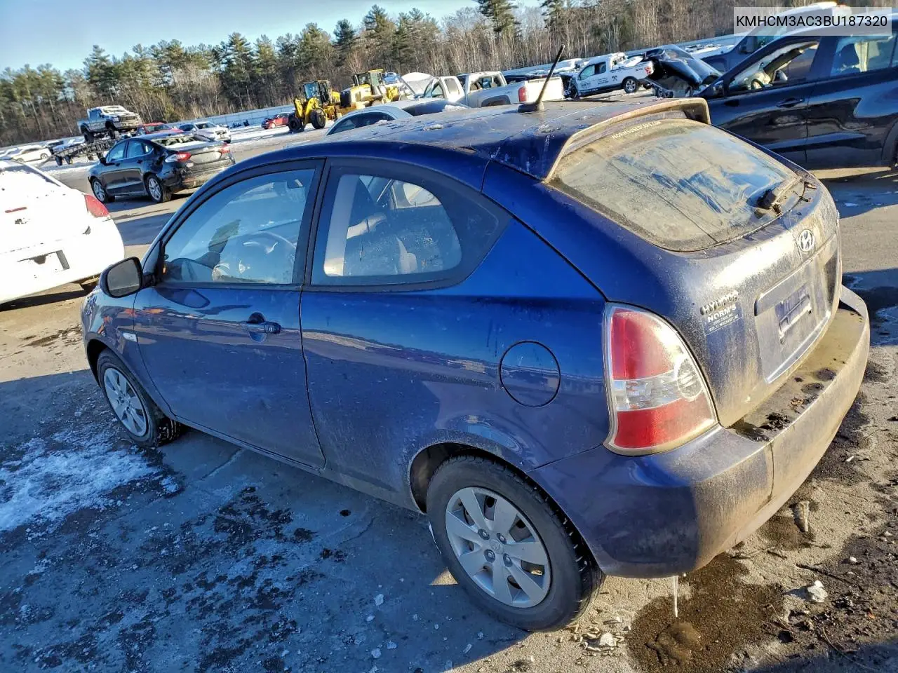 KMHCM3AC3BU187320 2011 Hyundai Accent Gl