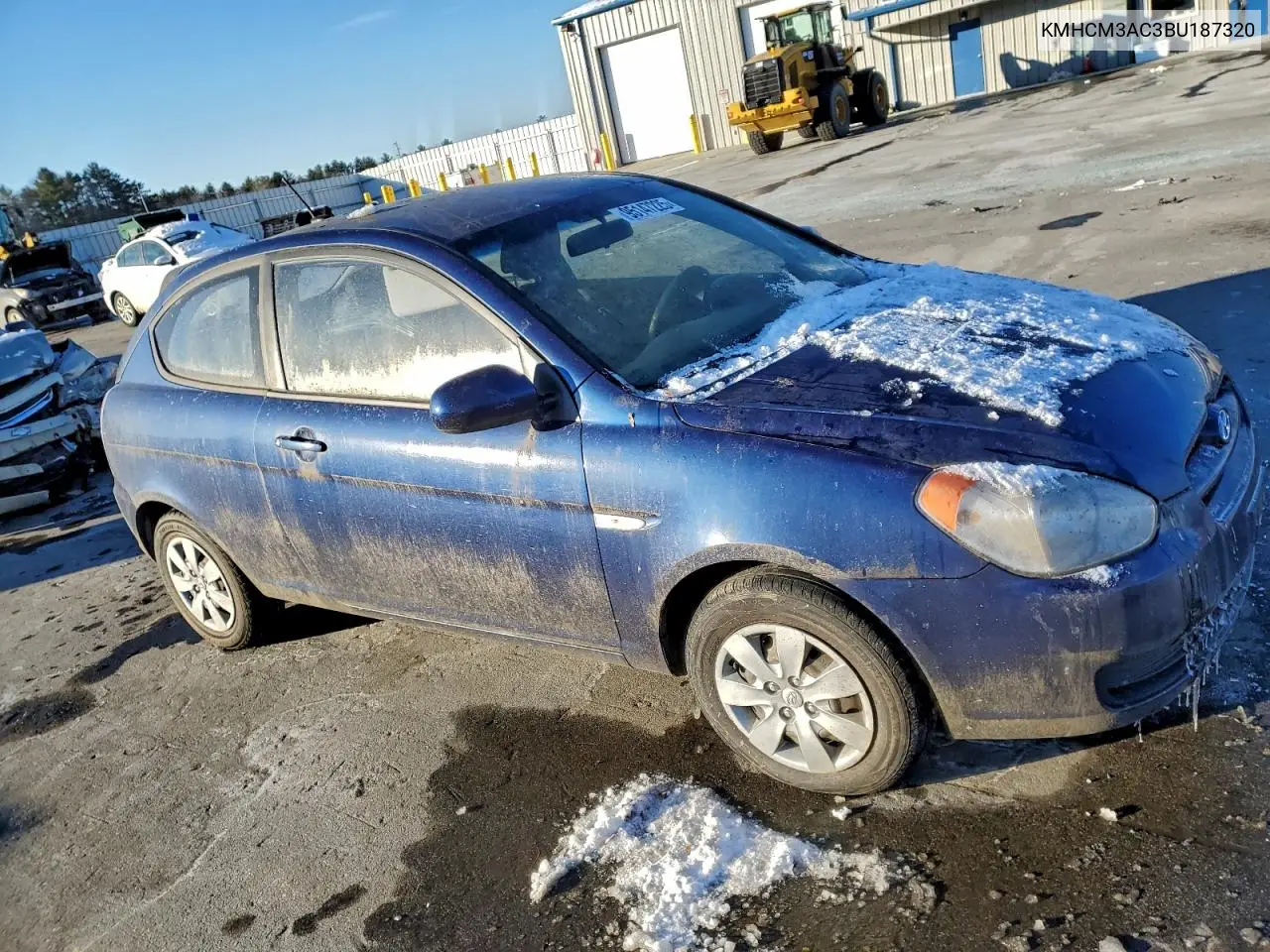 KMHCM3AC3BU187320 2011 Hyundai Accent Gl