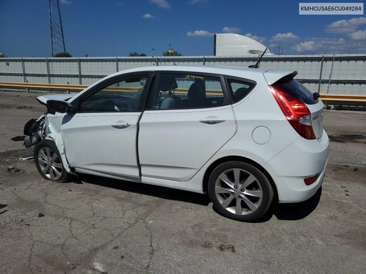 2012 Hyundai Accent Gls VIN: KMHCU5AE6CU049284 Lot: 55294294