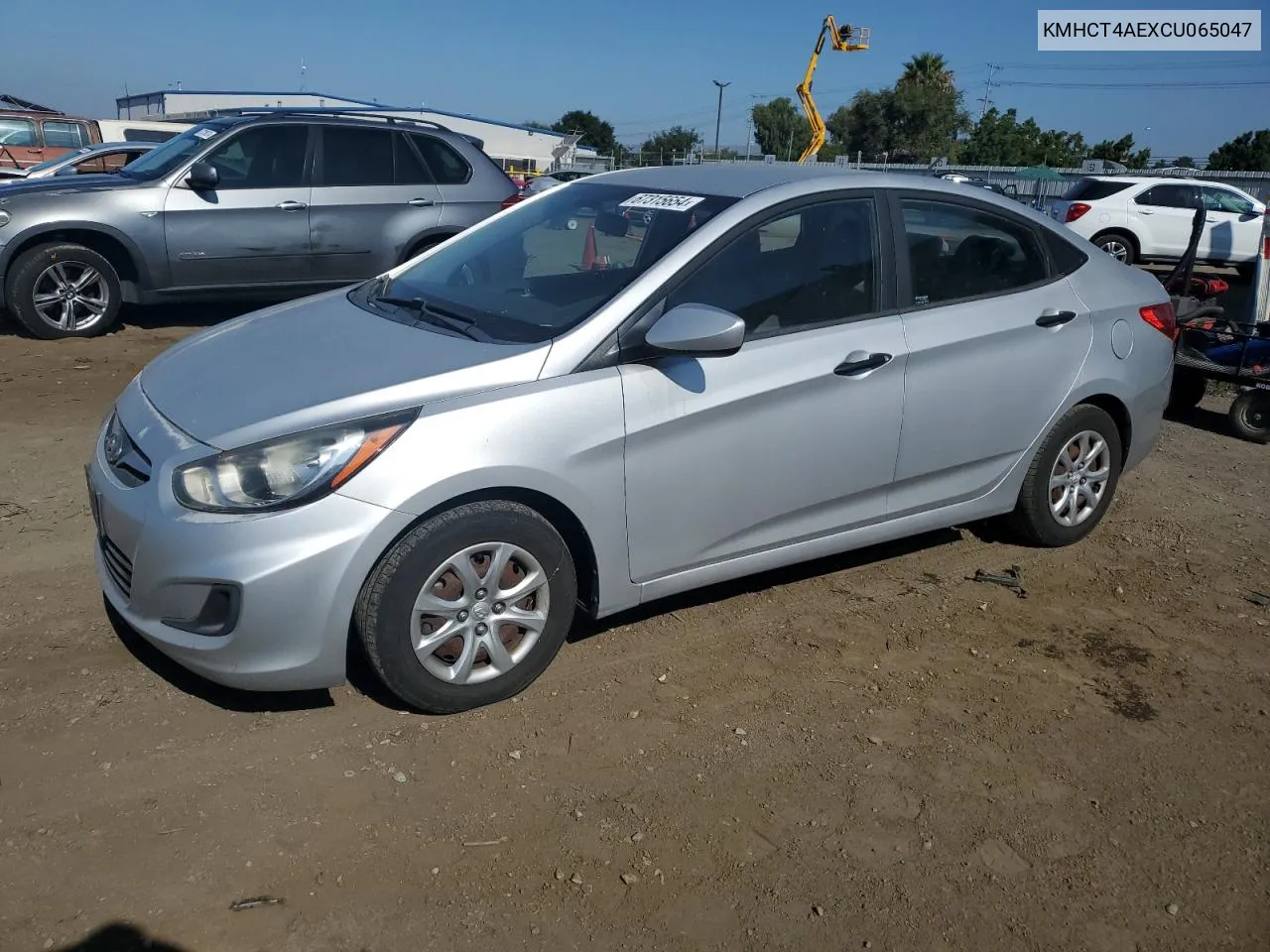 2012 Hyundai Accent Gls VIN: KMHCT4AEXCU065047 Lot: 67315654