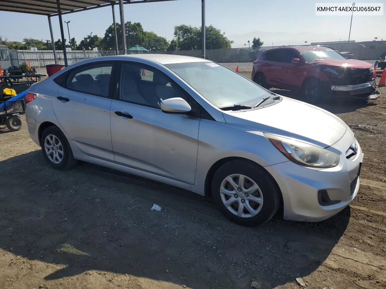 2012 Hyundai Accent Gls VIN: KMHCT4AEXCU065047 Lot: 67315654