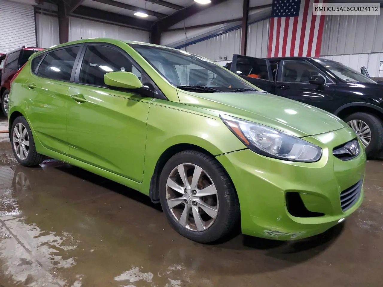 KMHCU5AE6CU024112 2012 Hyundai Accent Gls
