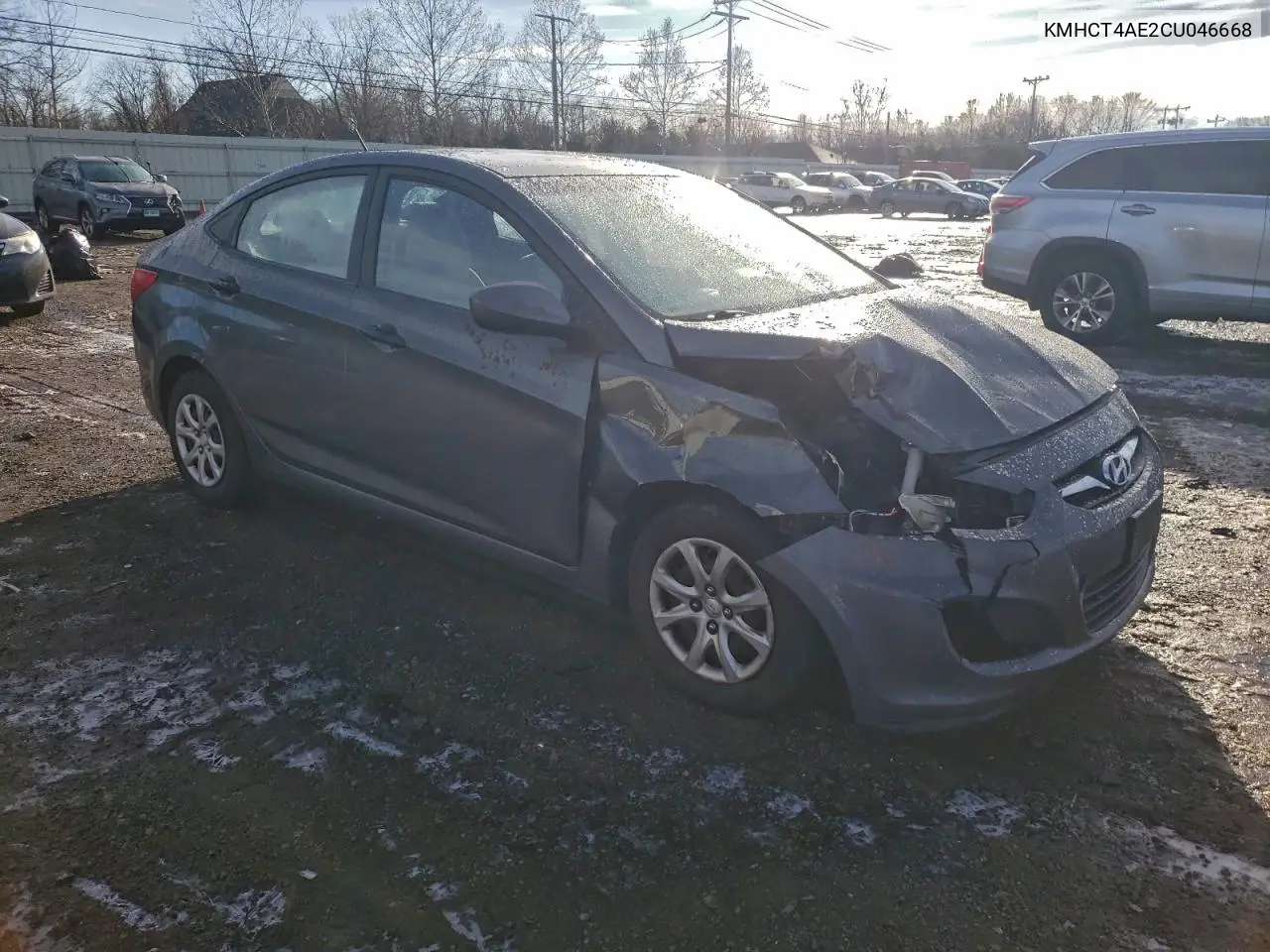 KMHCT4AE2CU046668 2012 Hyundai Accent Gls