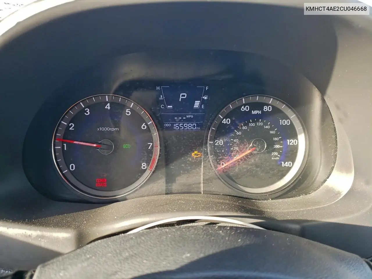 KMHCT4AE2CU046668 2012 Hyundai Accent Gls