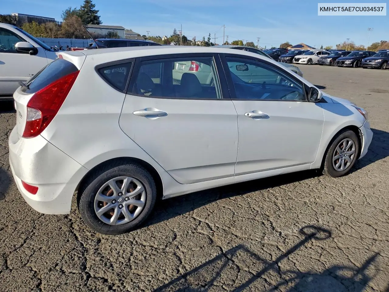 KMHCT5AE7CU034537 2012 Hyundai Accent Gls