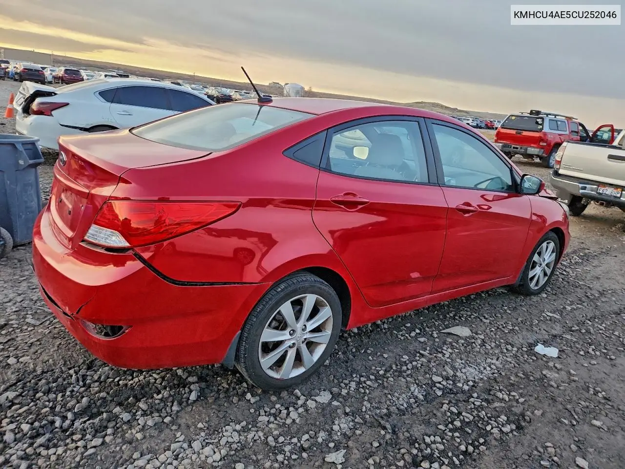 KMHCU4AE5CU252046 2012 Hyundai Accent Gls