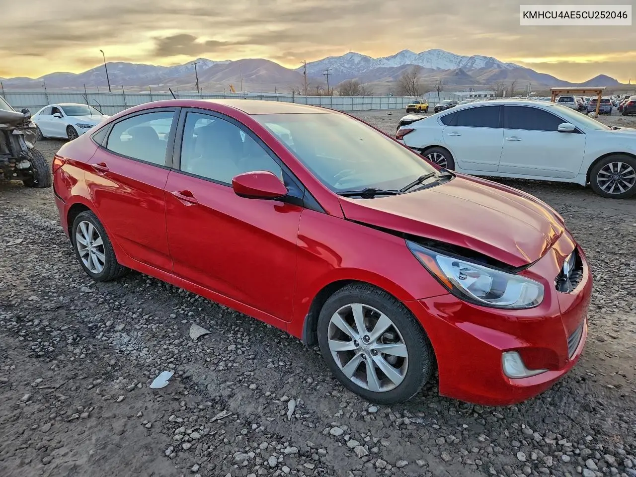 KMHCU4AE5CU252046 2012 Hyundai Accent Gls