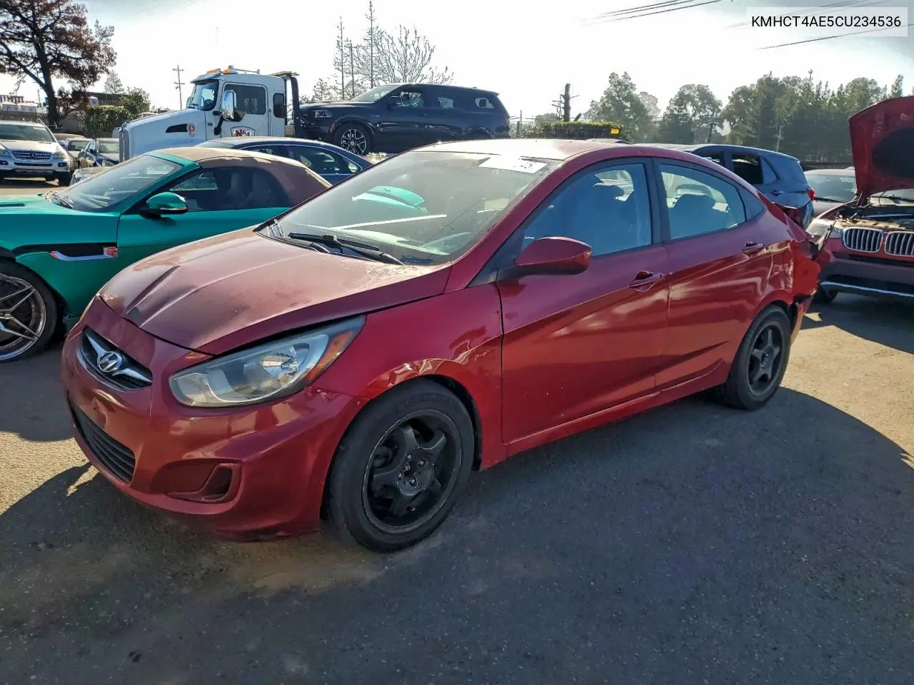 KMHCT4AE5CU234536 2012 Hyundai Accent Gls