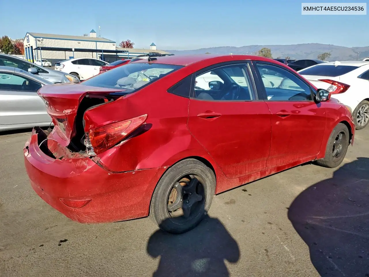 KMHCT4AE5CU234536 2012 Hyundai Accent Gls