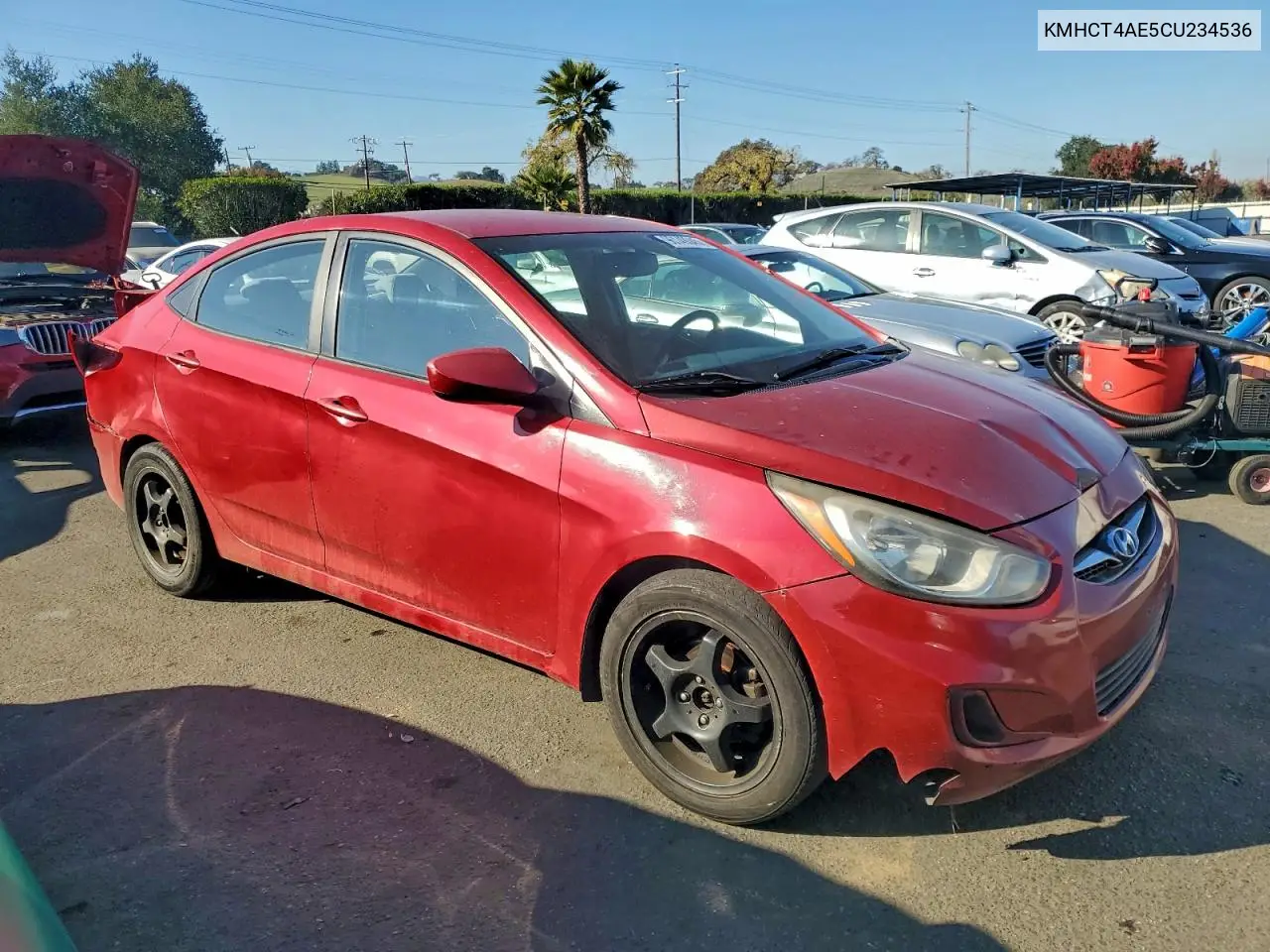 KMHCT4AE5CU234536 2012 Hyundai Accent Gls