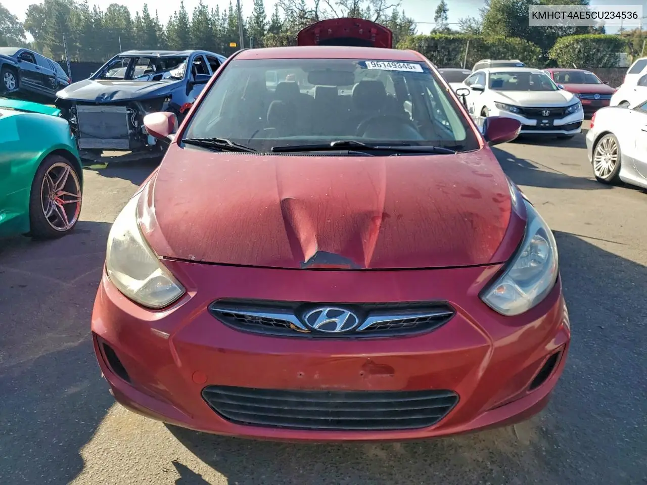 KMHCT4AE5CU234536 2012 Hyundai Accent Gls