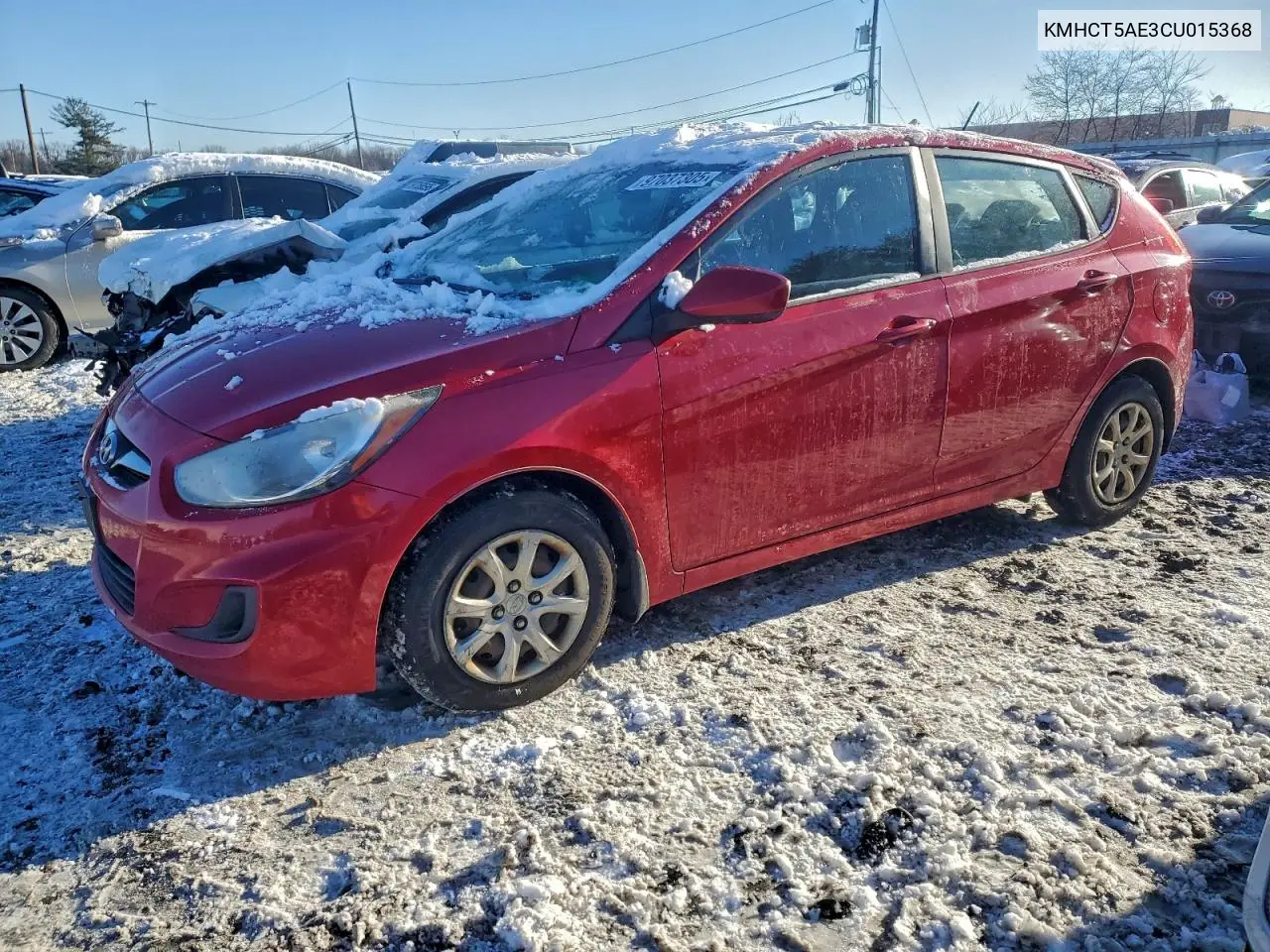 KMHCT5AE3CU015368 2012 Hyundai Accent Gls