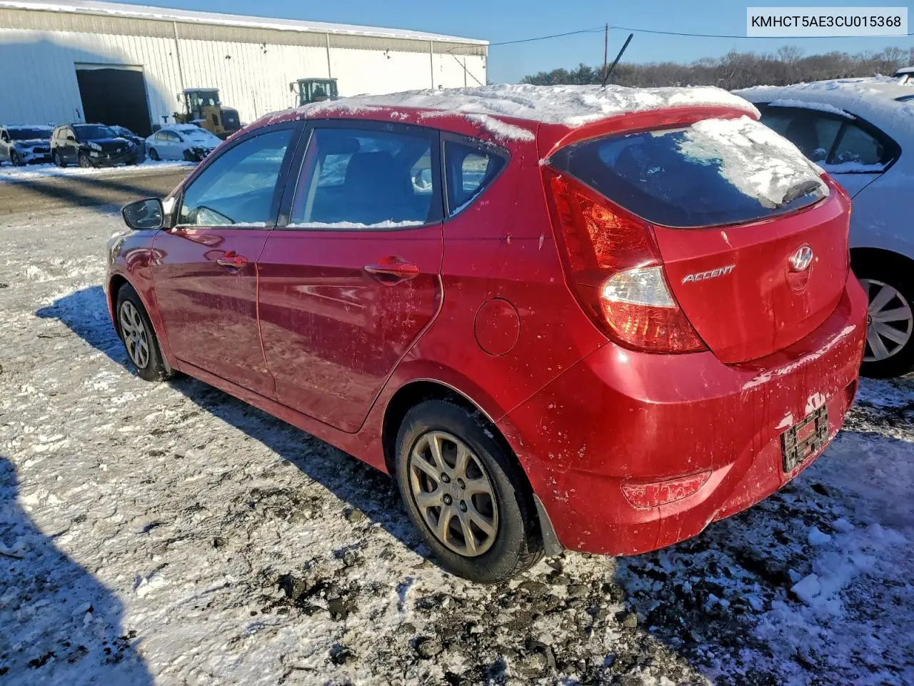 KMHCT5AE3CU015368 2012 Hyundai Accent Gls