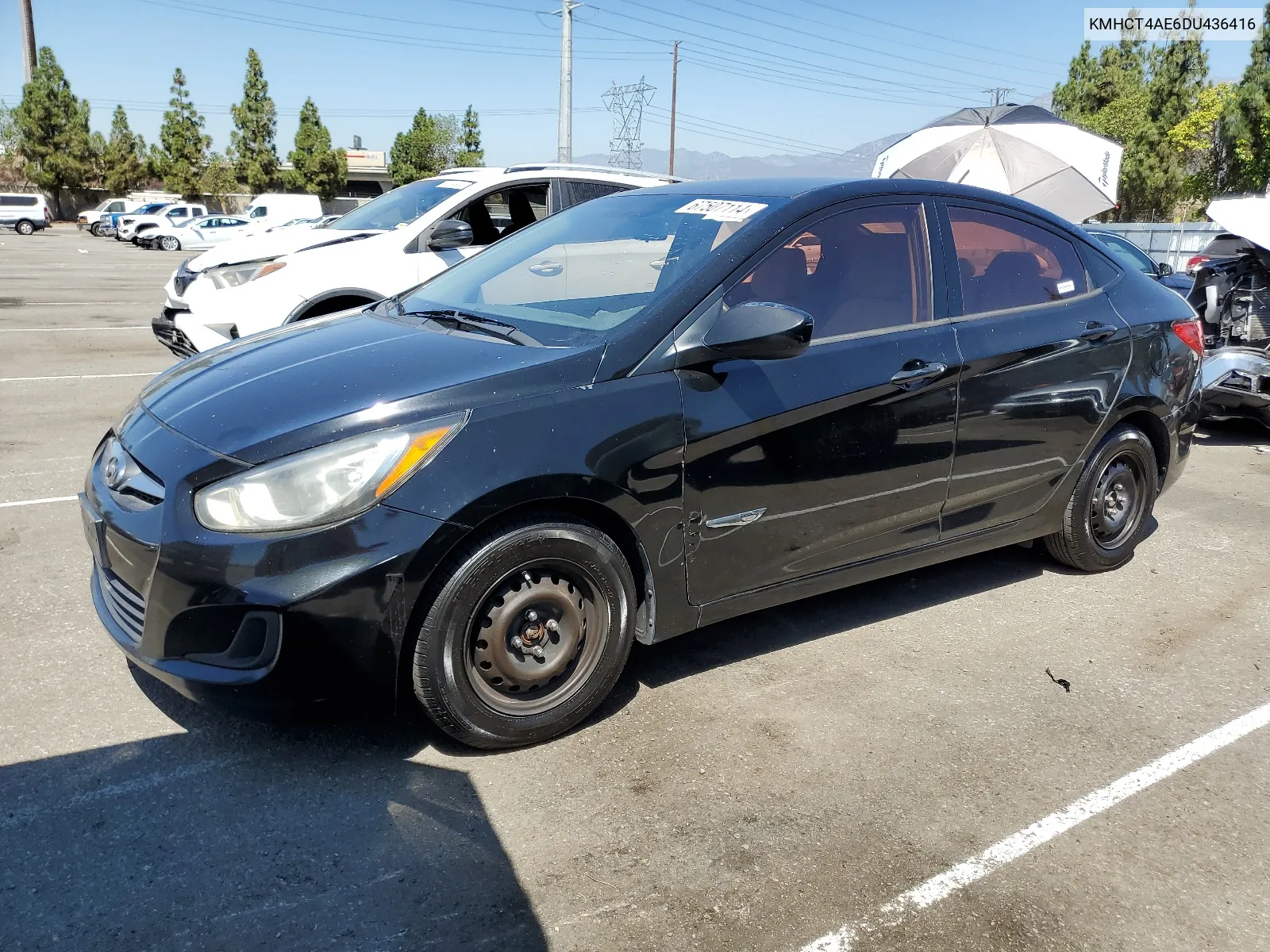 KMHCT4AE6DU436416 2013 Hyundai Accent Gls