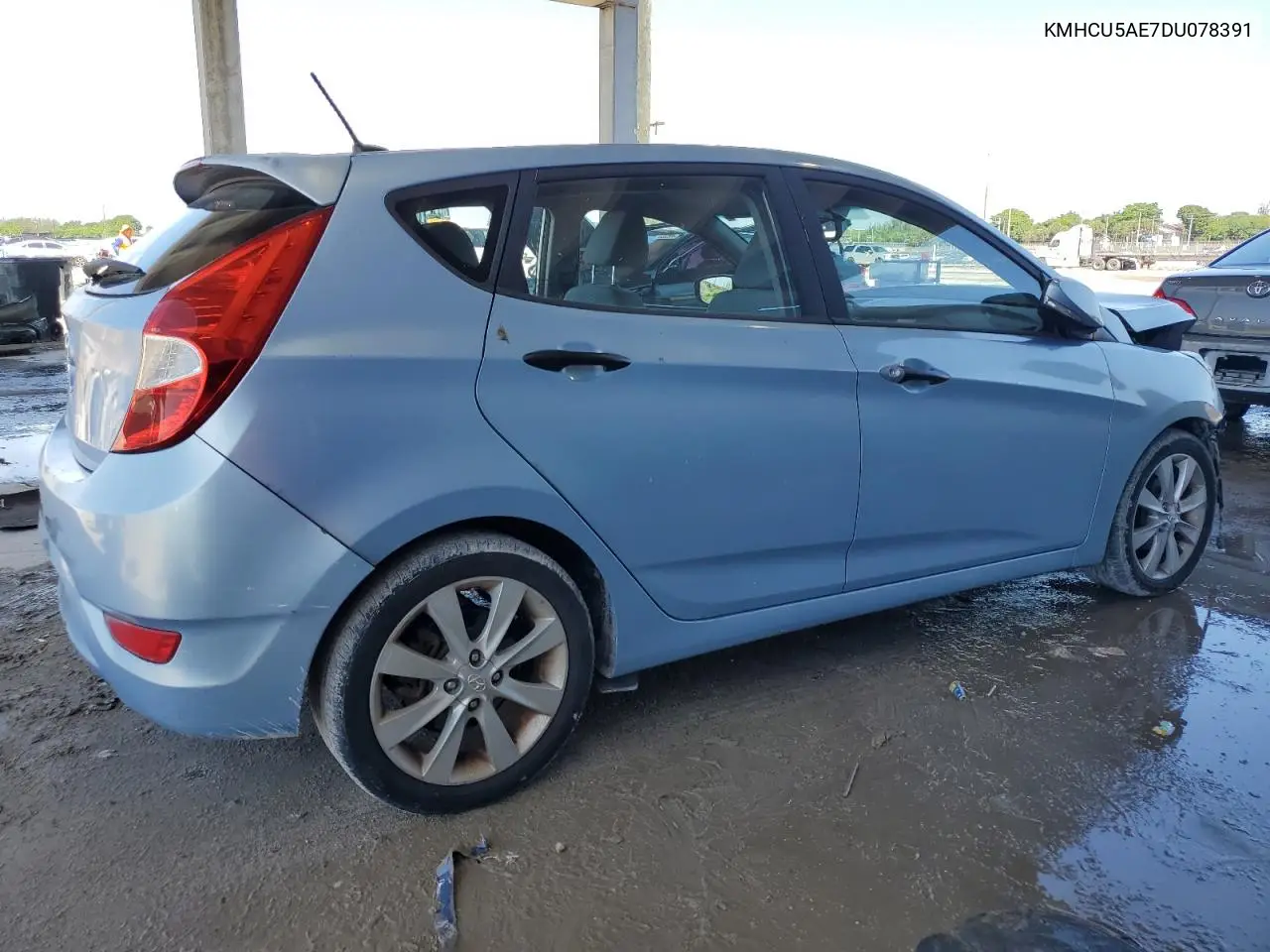 KMHCU5AE7DU078391 2013 Hyundai Accent Gls