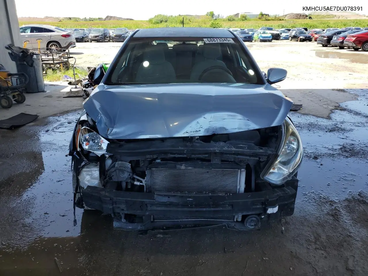 KMHCU5AE7DU078391 2013 Hyundai Accent Gls