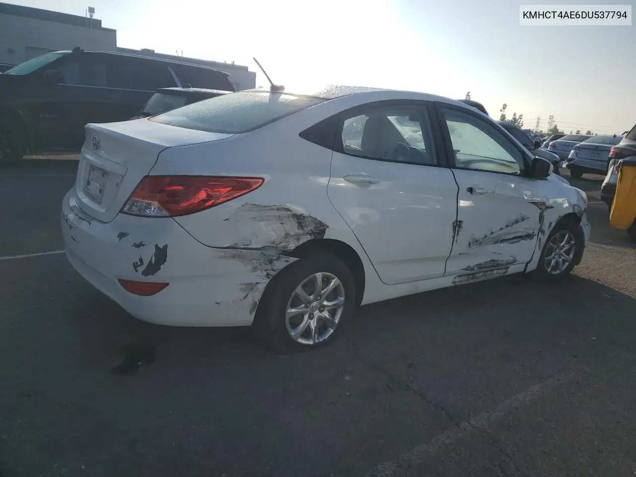 KMHCT4AE6DU537794 2013 Hyundai Accent Gls
