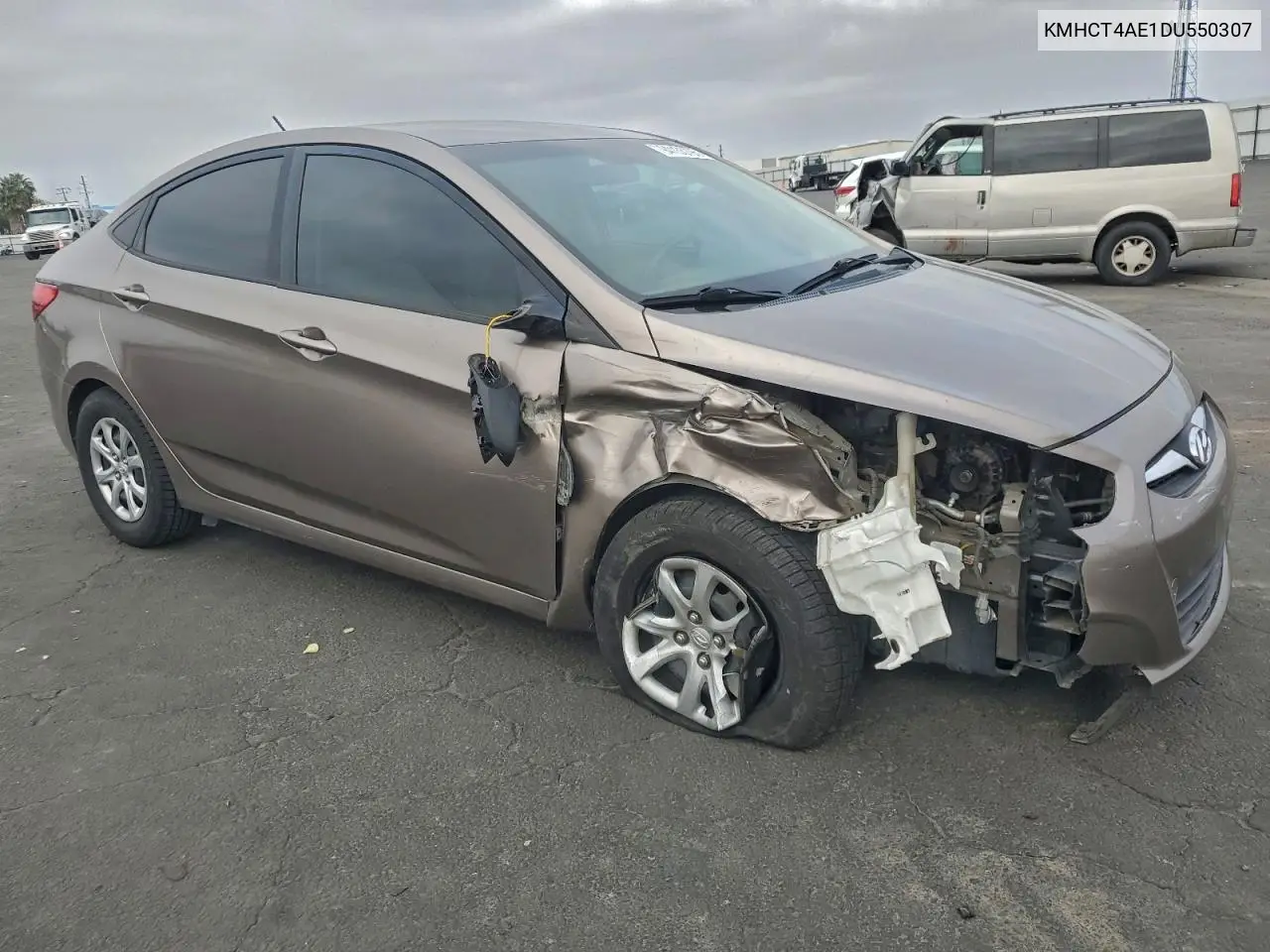KMHCT4AE1DU550307 2013 Hyundai Accent Gls