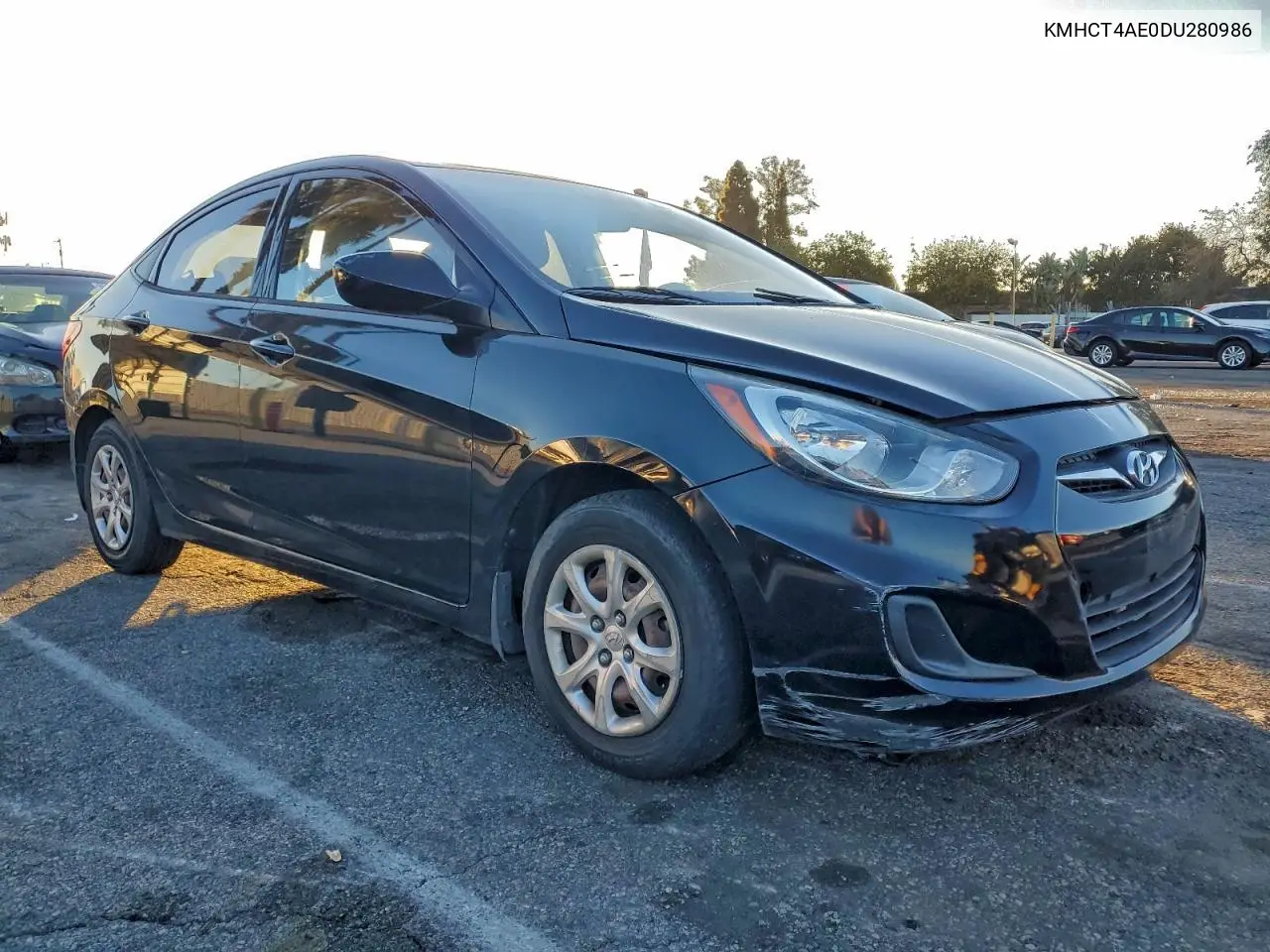 KMHCT4AE0DU280986 2013 Hyundai Accent Gls