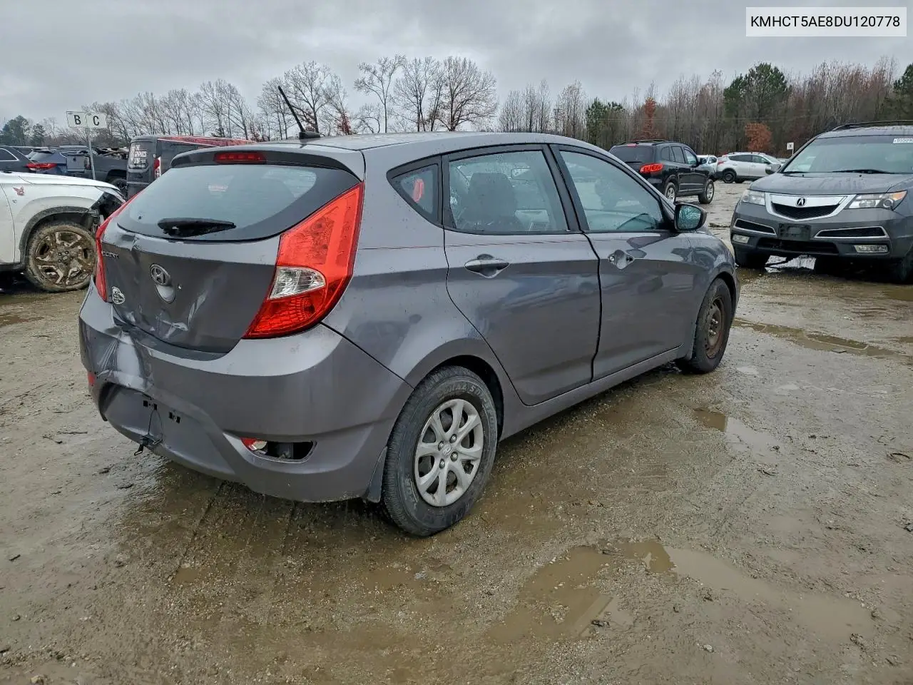 KMHCT5AE8DU120778 2013 Hyundai Accent Gls