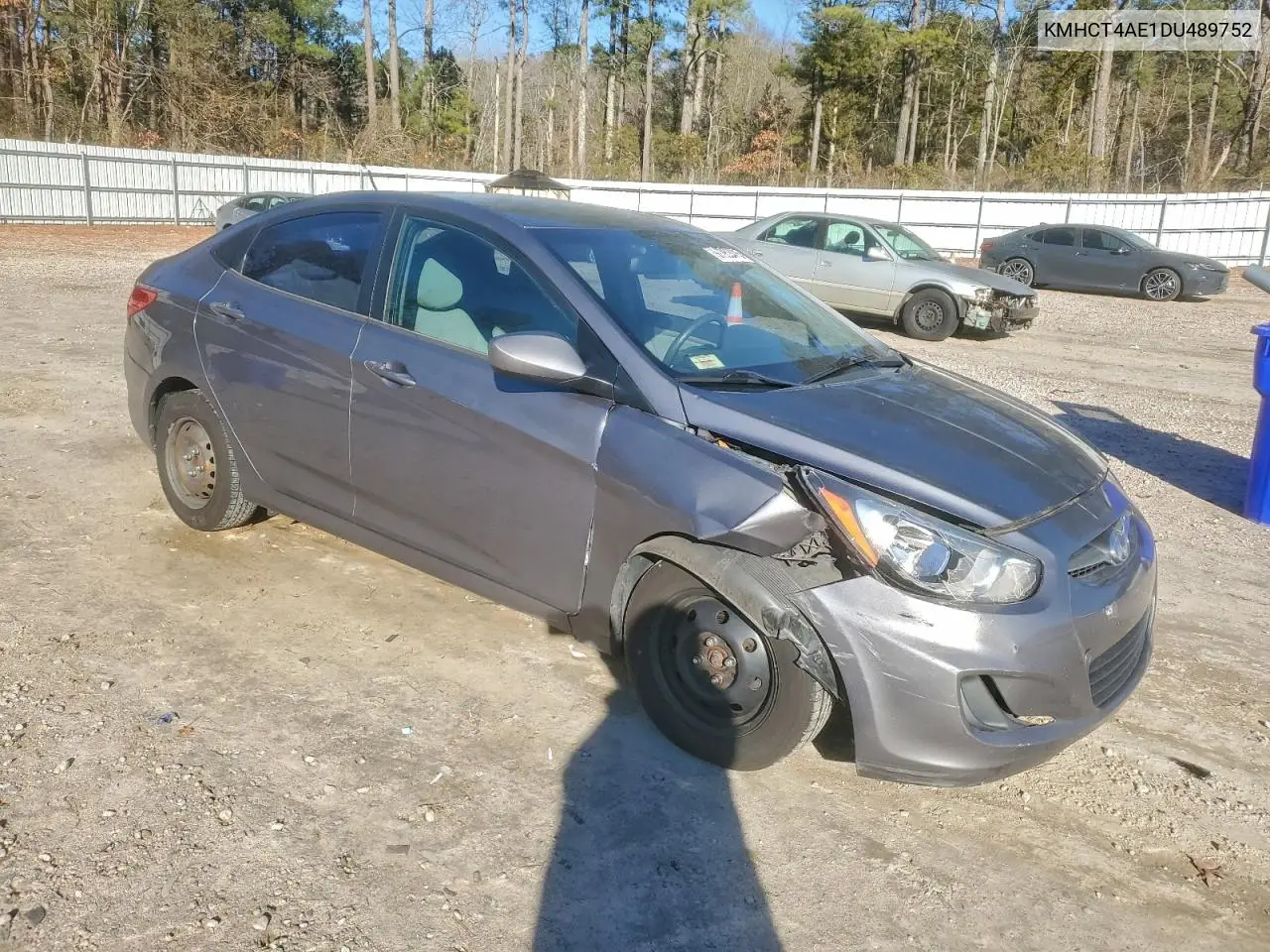 KMHCT4AE1DU489752 2013 Hyundai Accent Gls