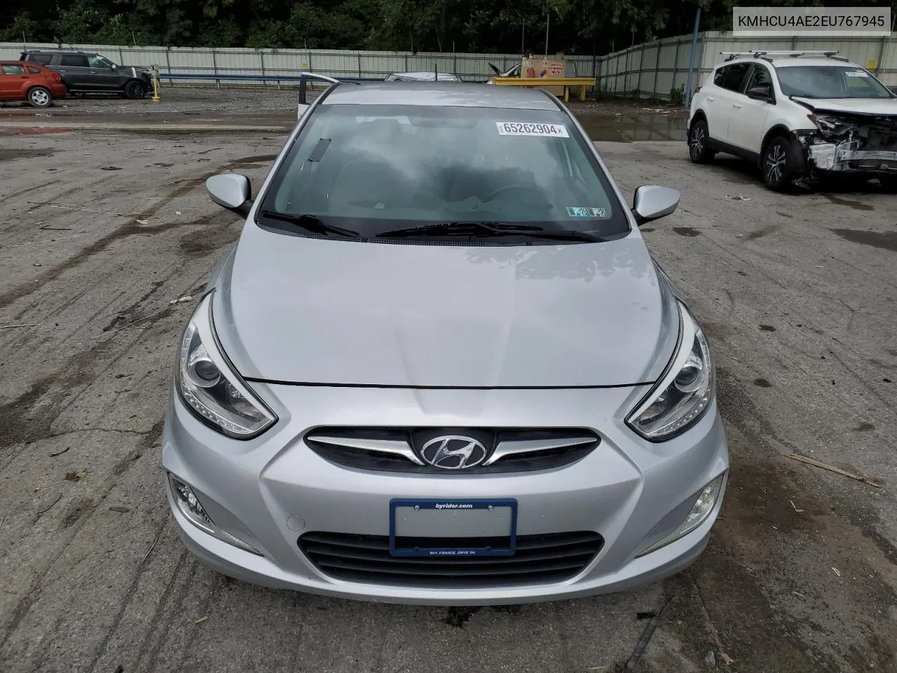 KMHCU4AE2EU767945 2014 Hyundai Accent Gls