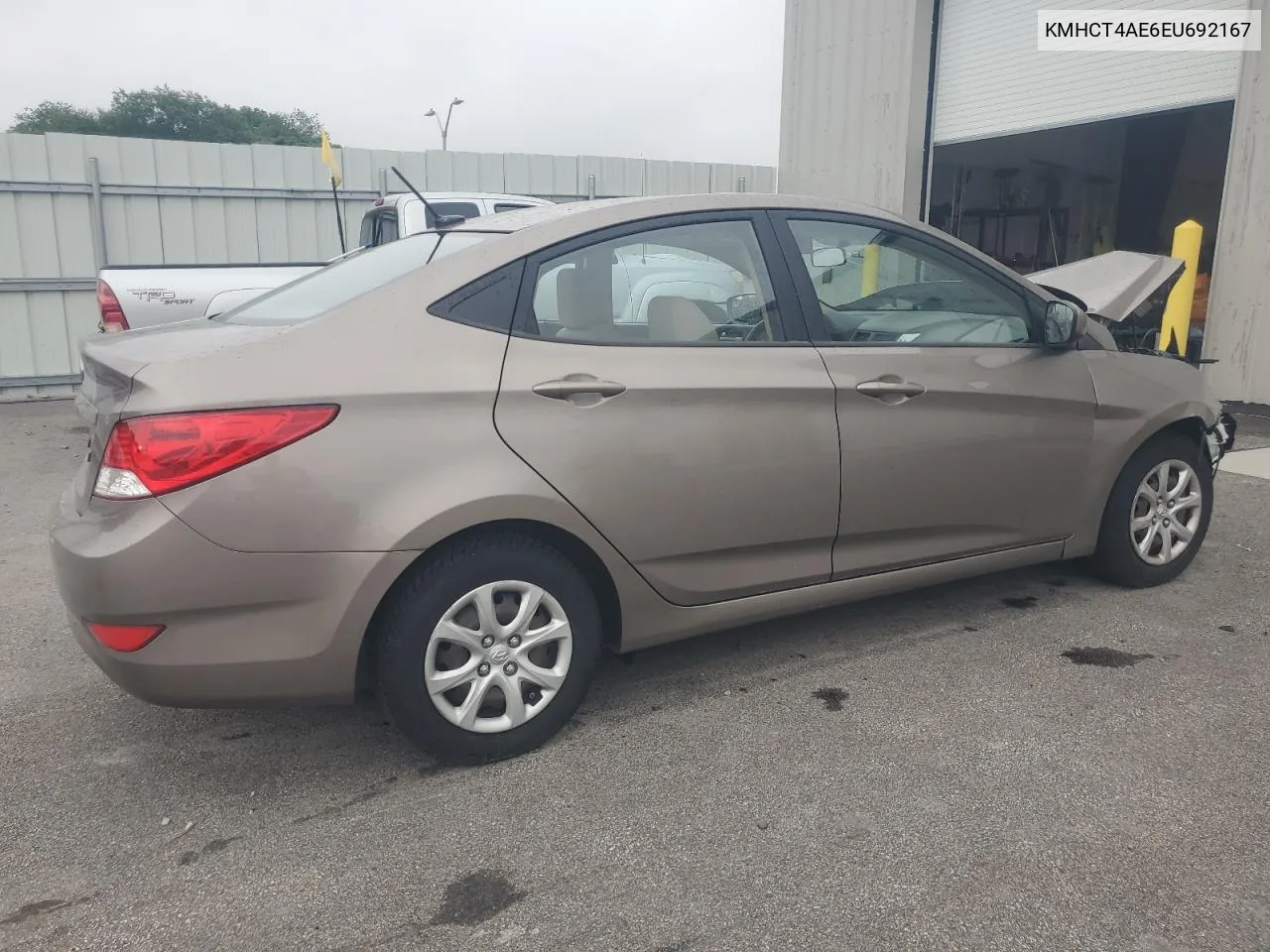 KMHCT4AE6EU692167 2014 Hyundai Accent Gls