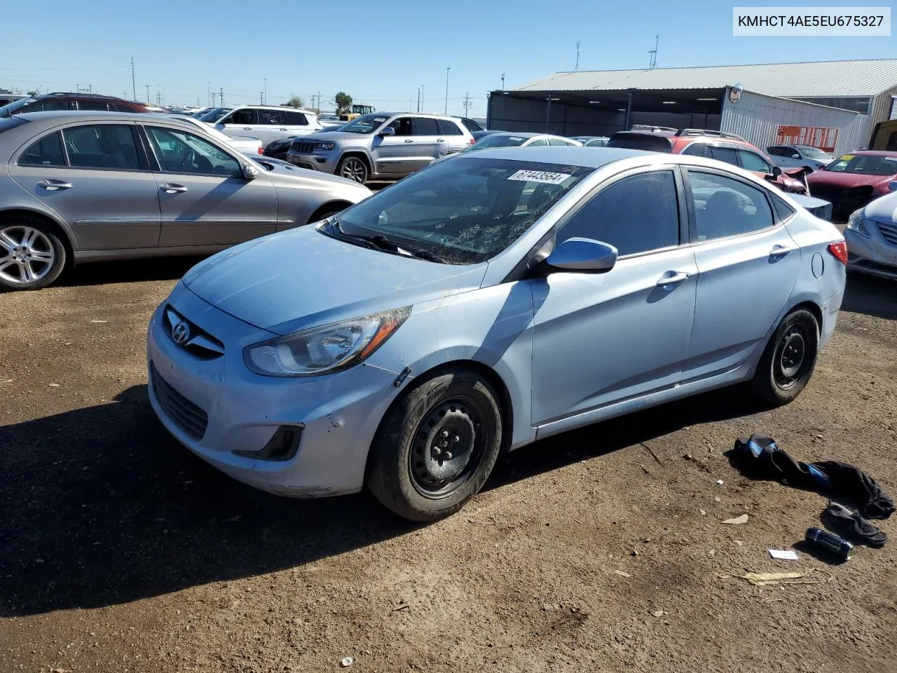 KMHCT4AE5EU675327 2014 Hyundai Accent Gls