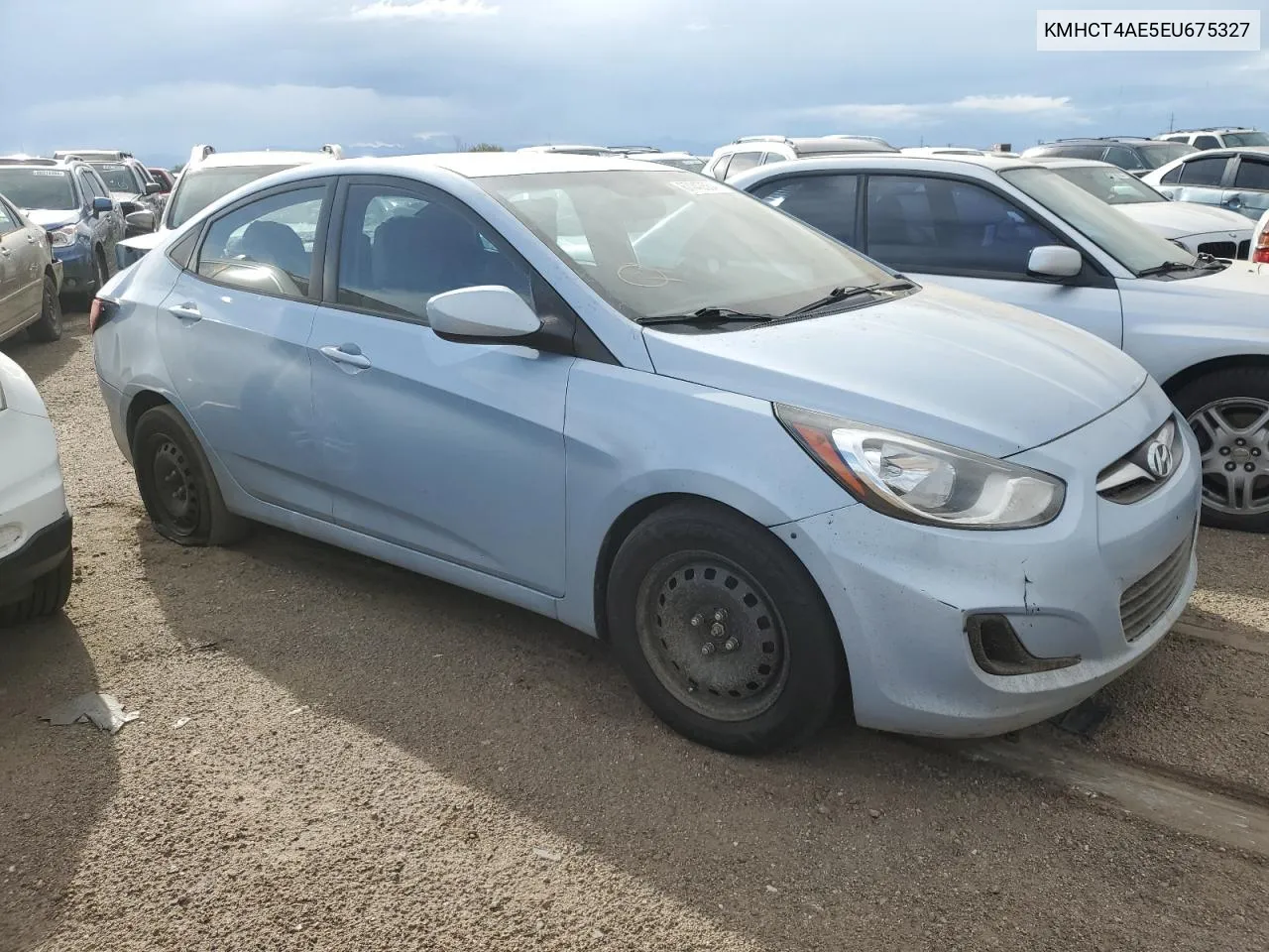 KMHCT4AE5EU675327 2014 Hyundai Accent Gls