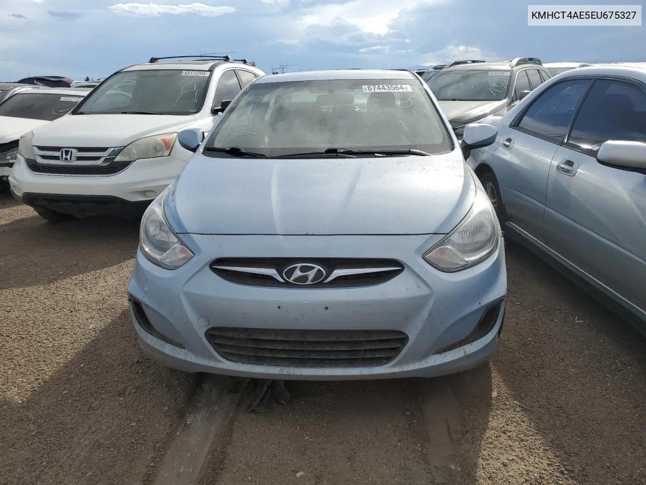 KMHCT4AE5EU675327 2014 Hyundai Accent Gls