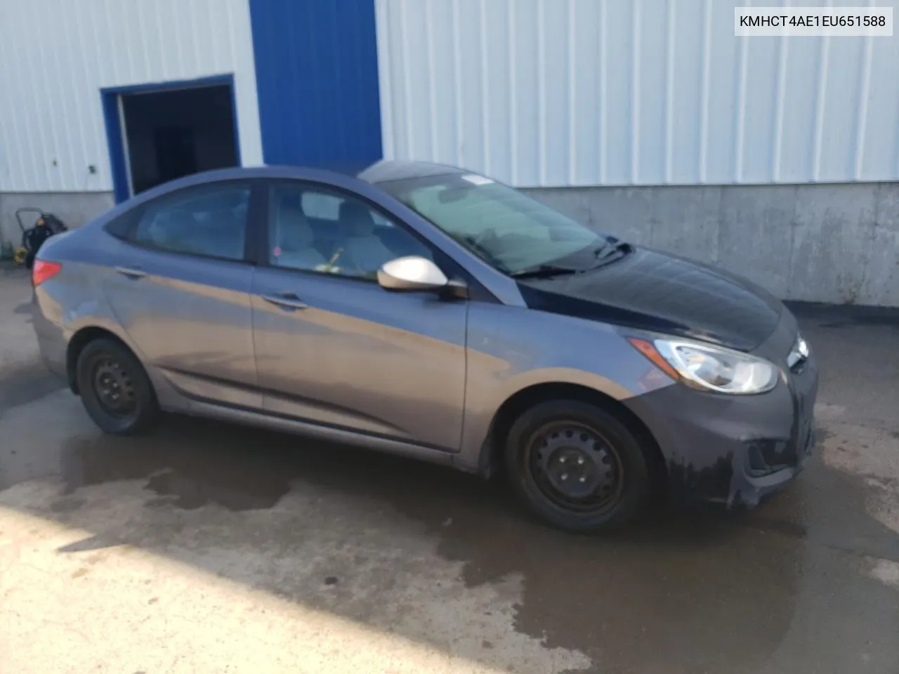 KMHCT4AE1EU651588 2014 Hyundai Accent Gls