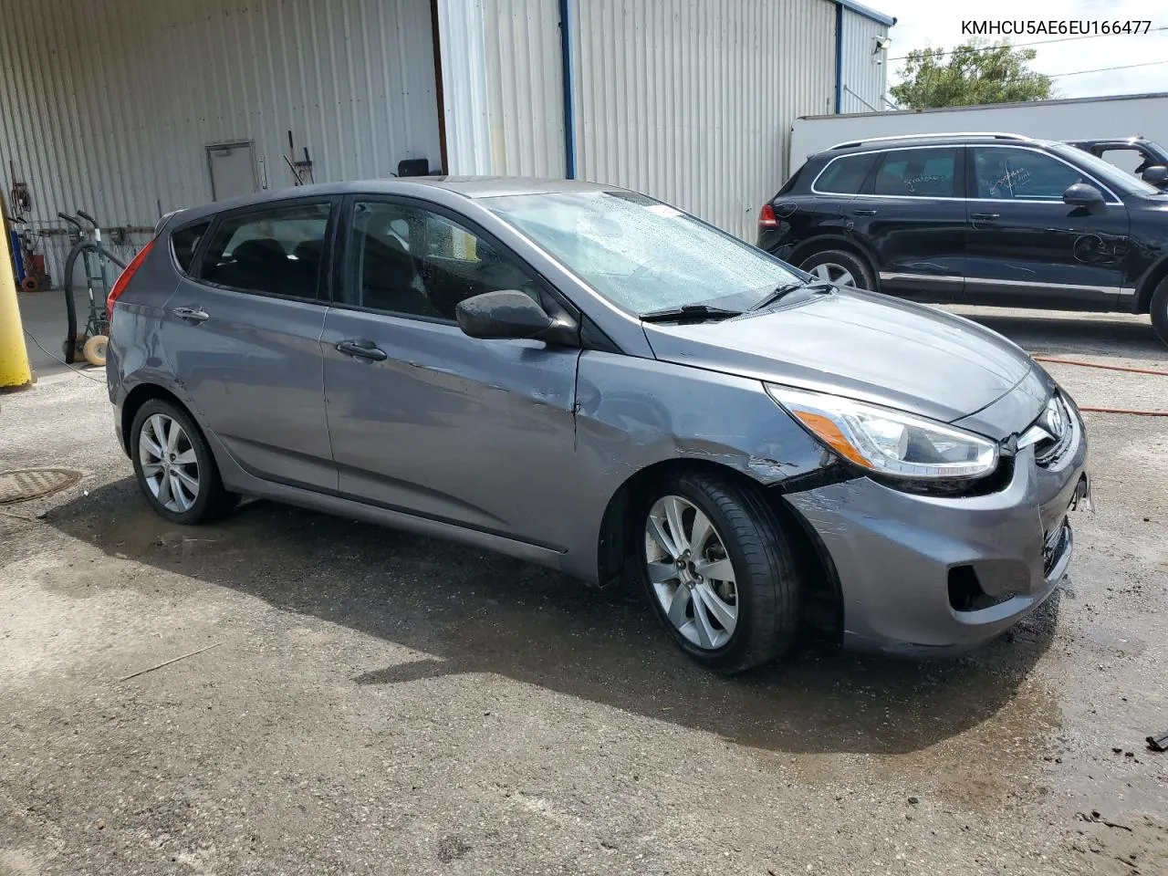 KMHCU5AE6EU166477 2014 Hyundai Accent Gls