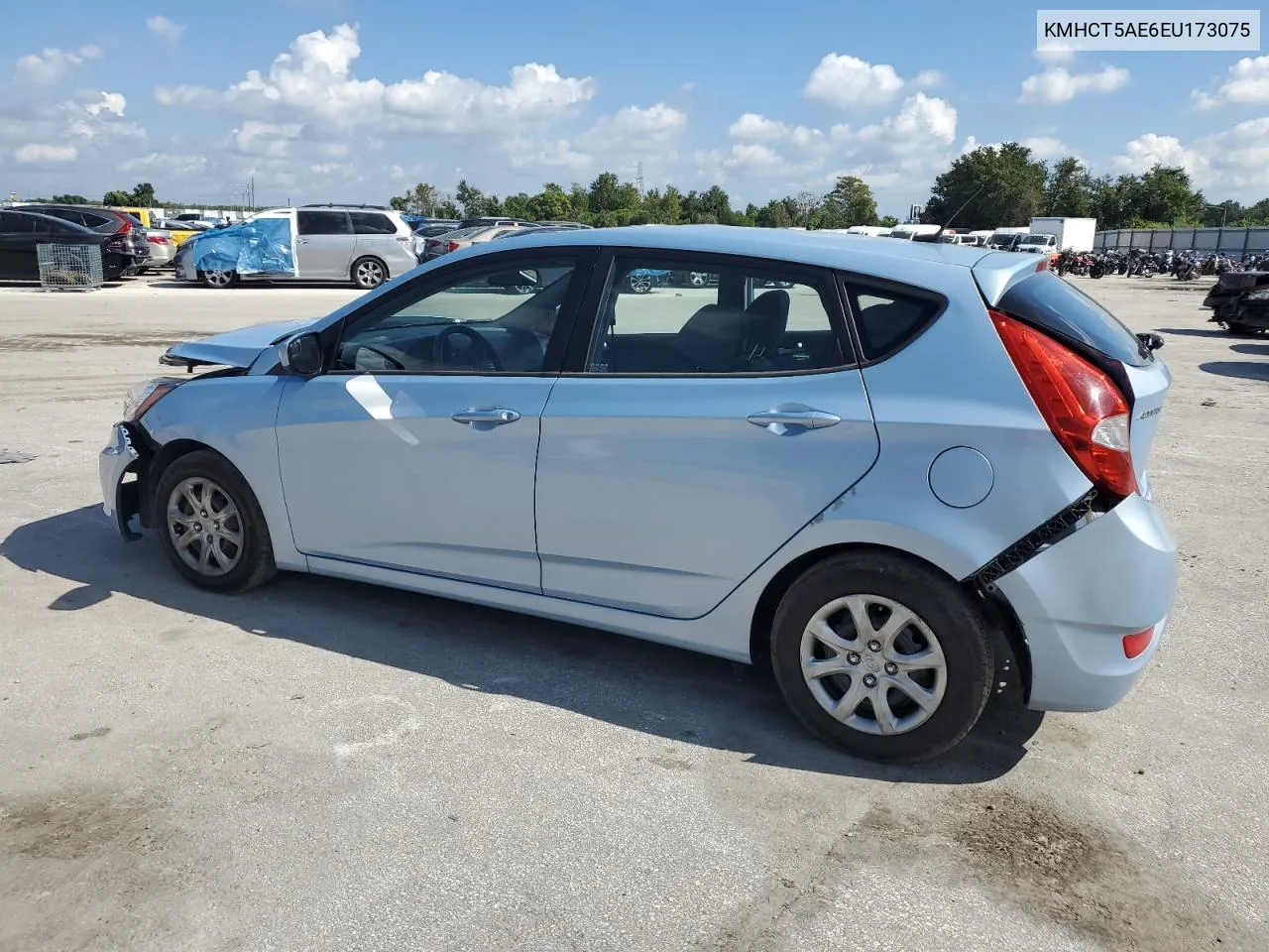 2014 Hyundai Accent Gls VIN: KMHCT5AE6EU173075 Lot: 71524744