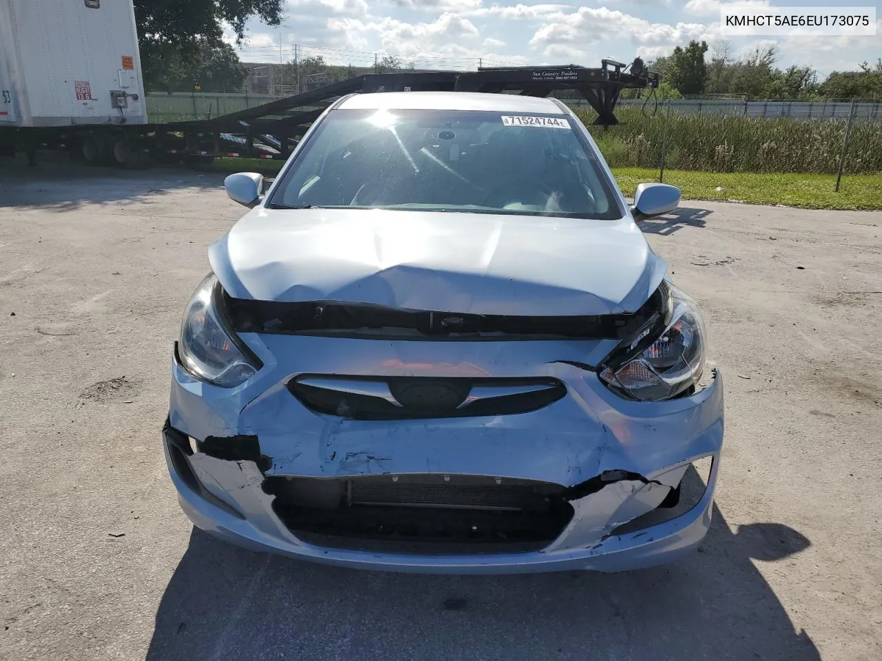 KMHCT5AE6EU173075 2014 Hyundai Accent Gls