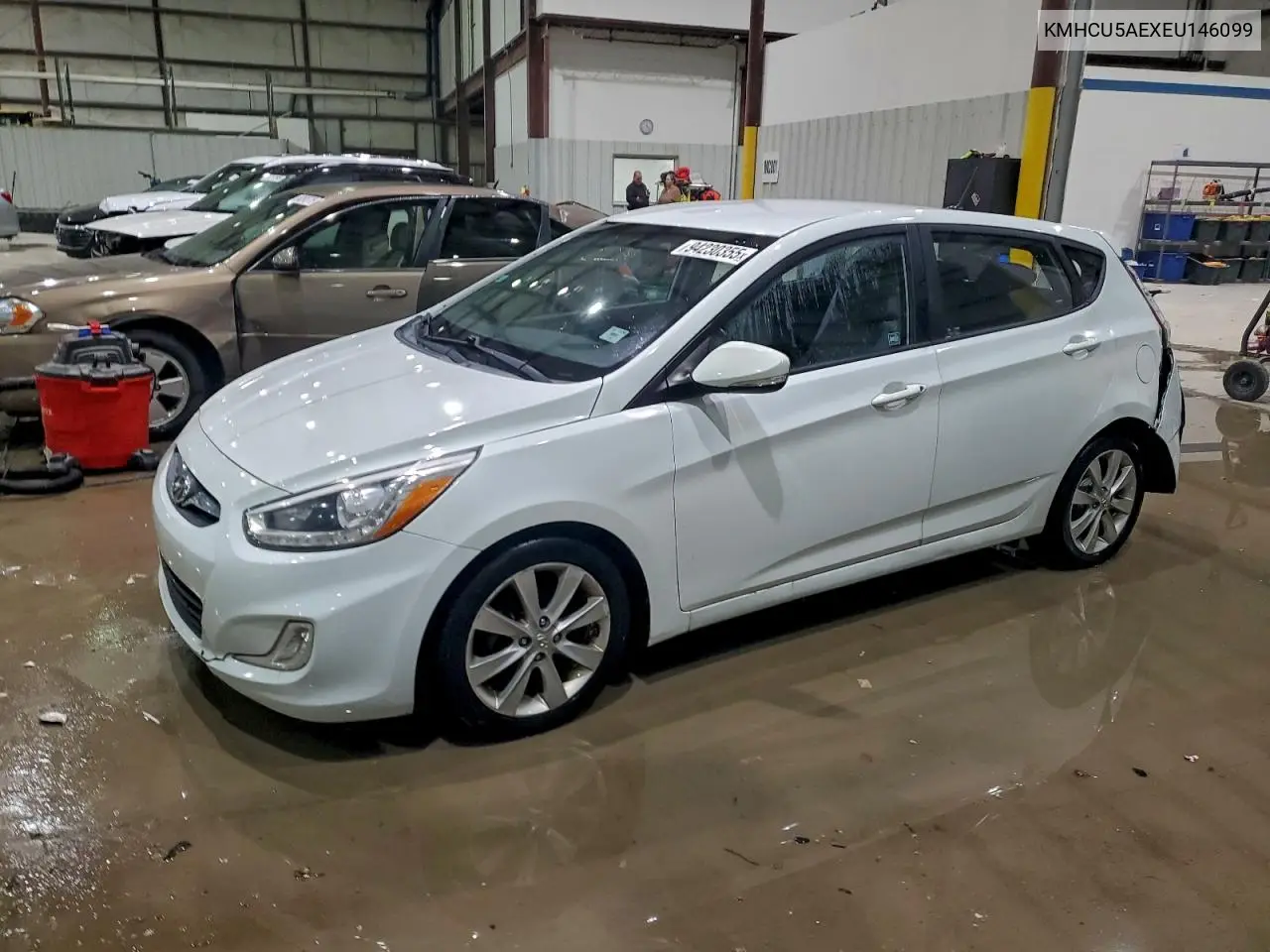 KMHCU5AEXEU146099 2014 Hyundai Accent Gls