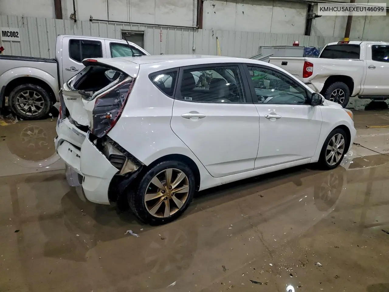 KMHCU5AEXEU146099 2014 Hyundai Accent Gls