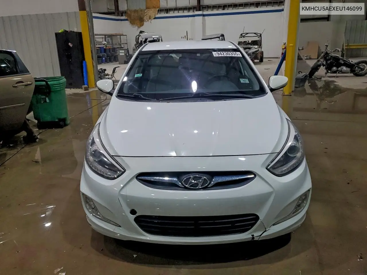 KMHCU5AEXEU146099 2014 Hyundai Accent Gls