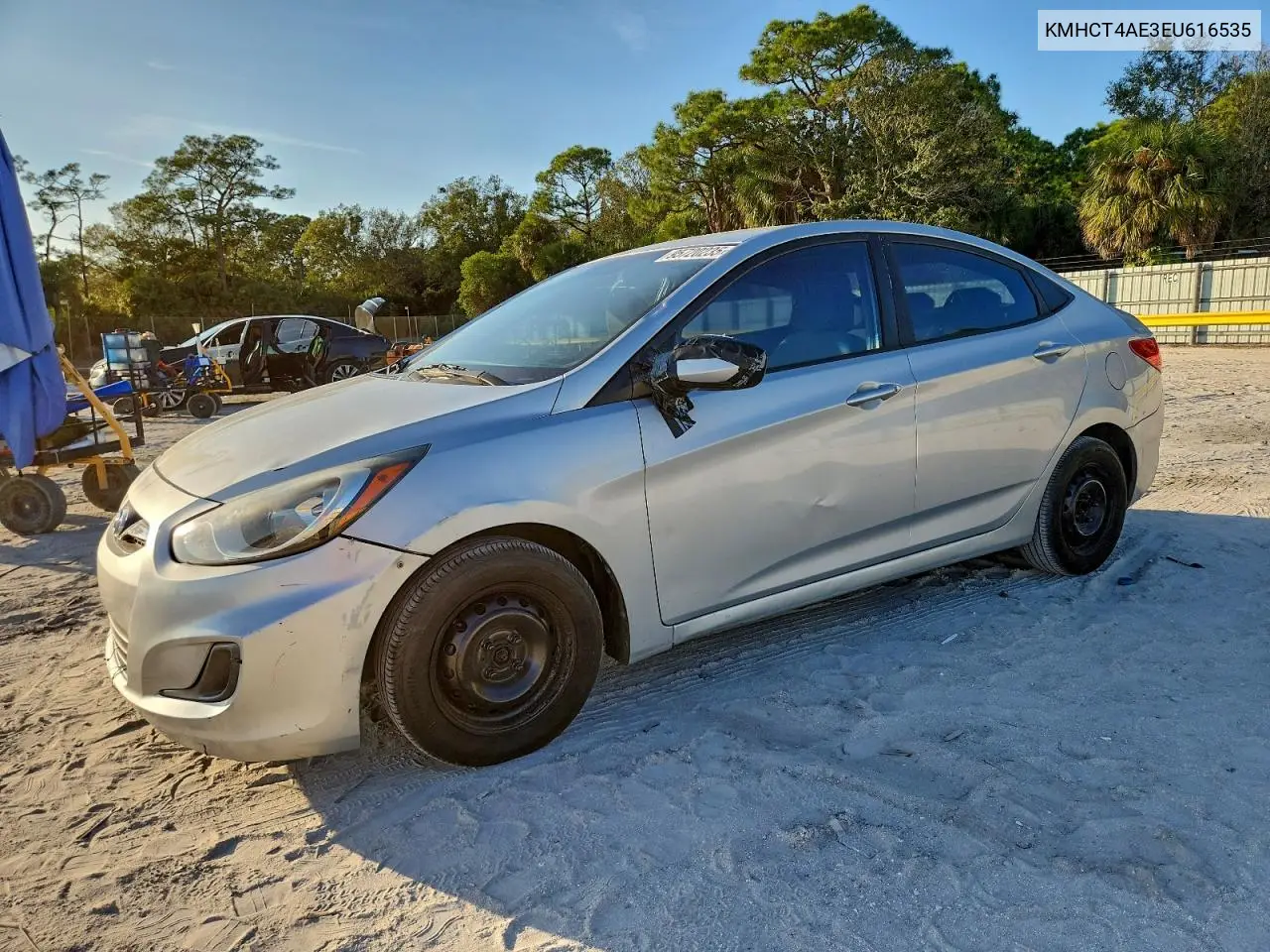 KMHCT4AE3EU616535 2014 Hyundai Accent Gls