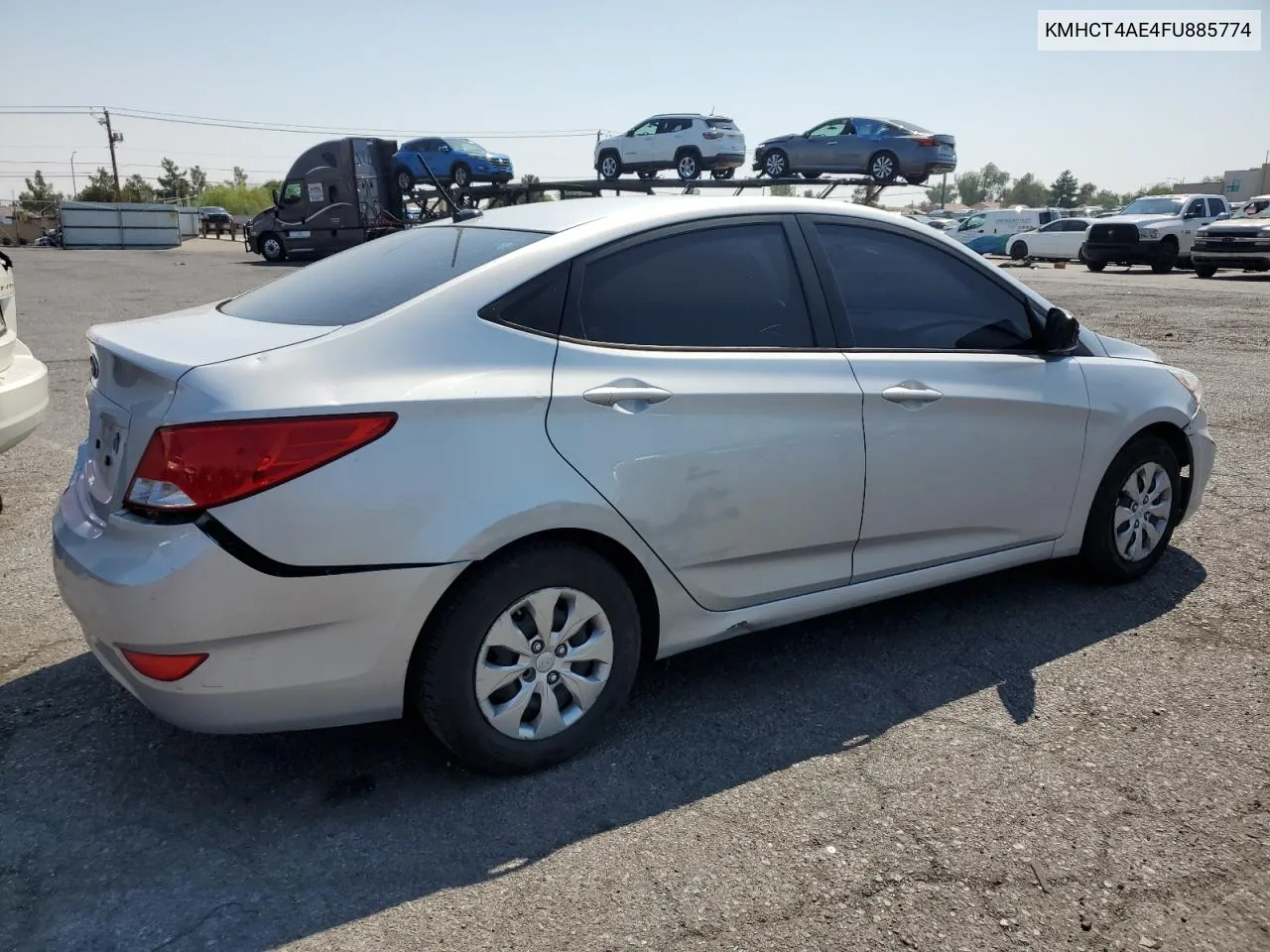 KMHCT4AE4FU885774 2015 Hyundai Accent Gls