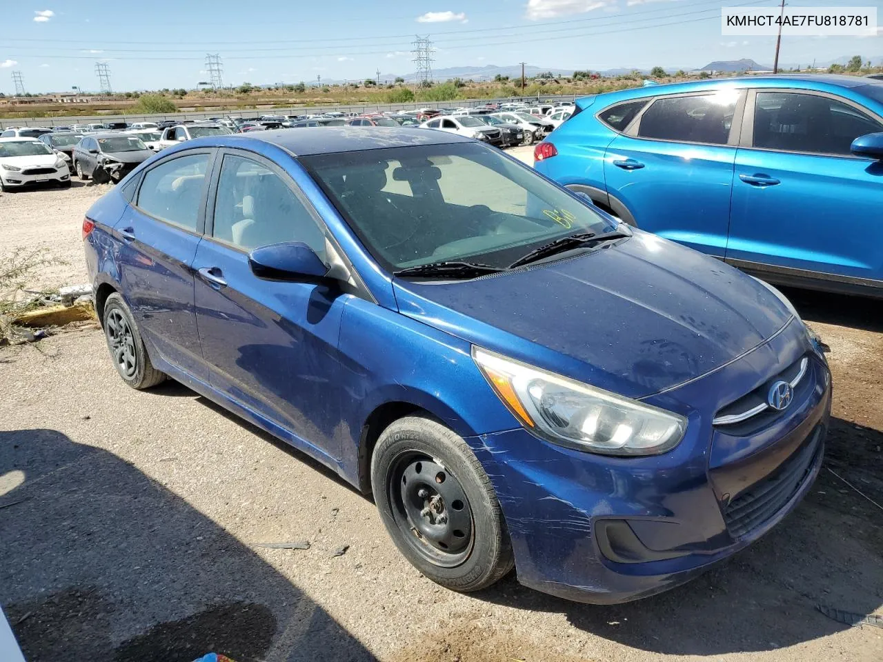 KMHCT4AE7FU818781 2015 Hyundai Accent Gls