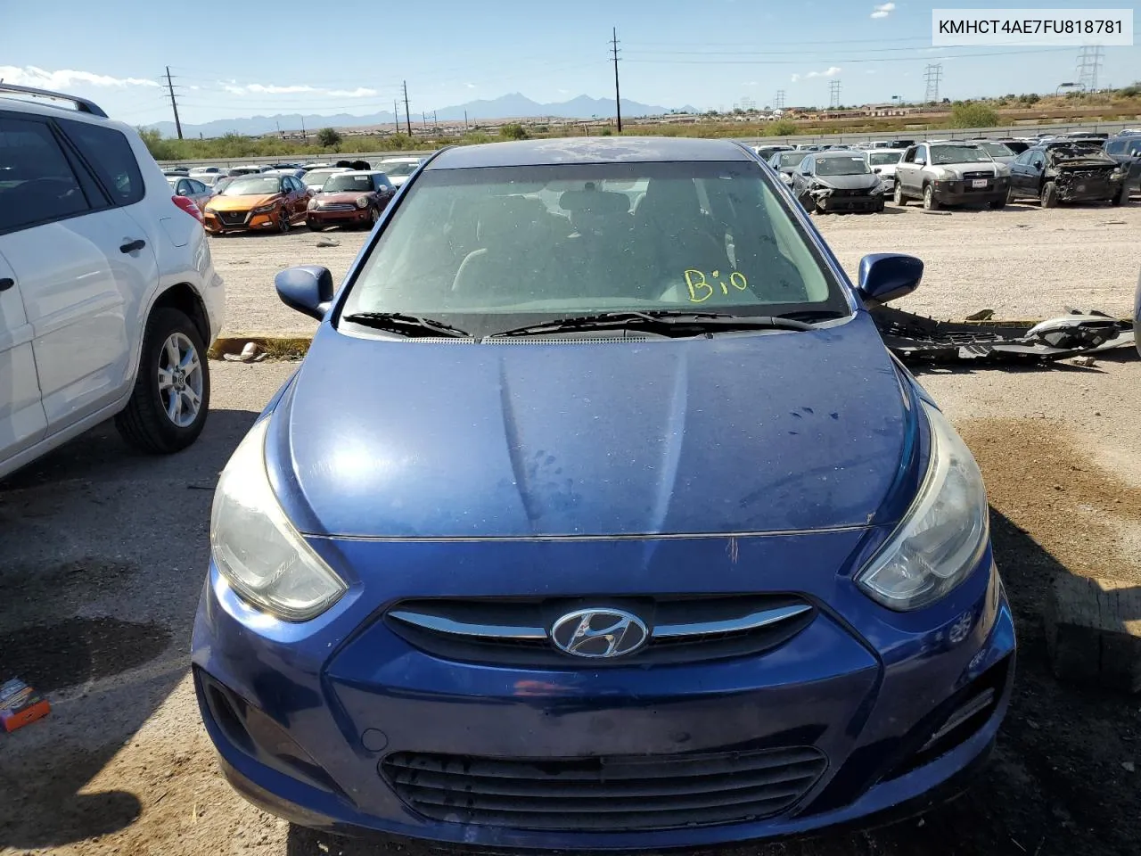 KMHCT4AE7FU818781 2015 Hyundai Accent Gls