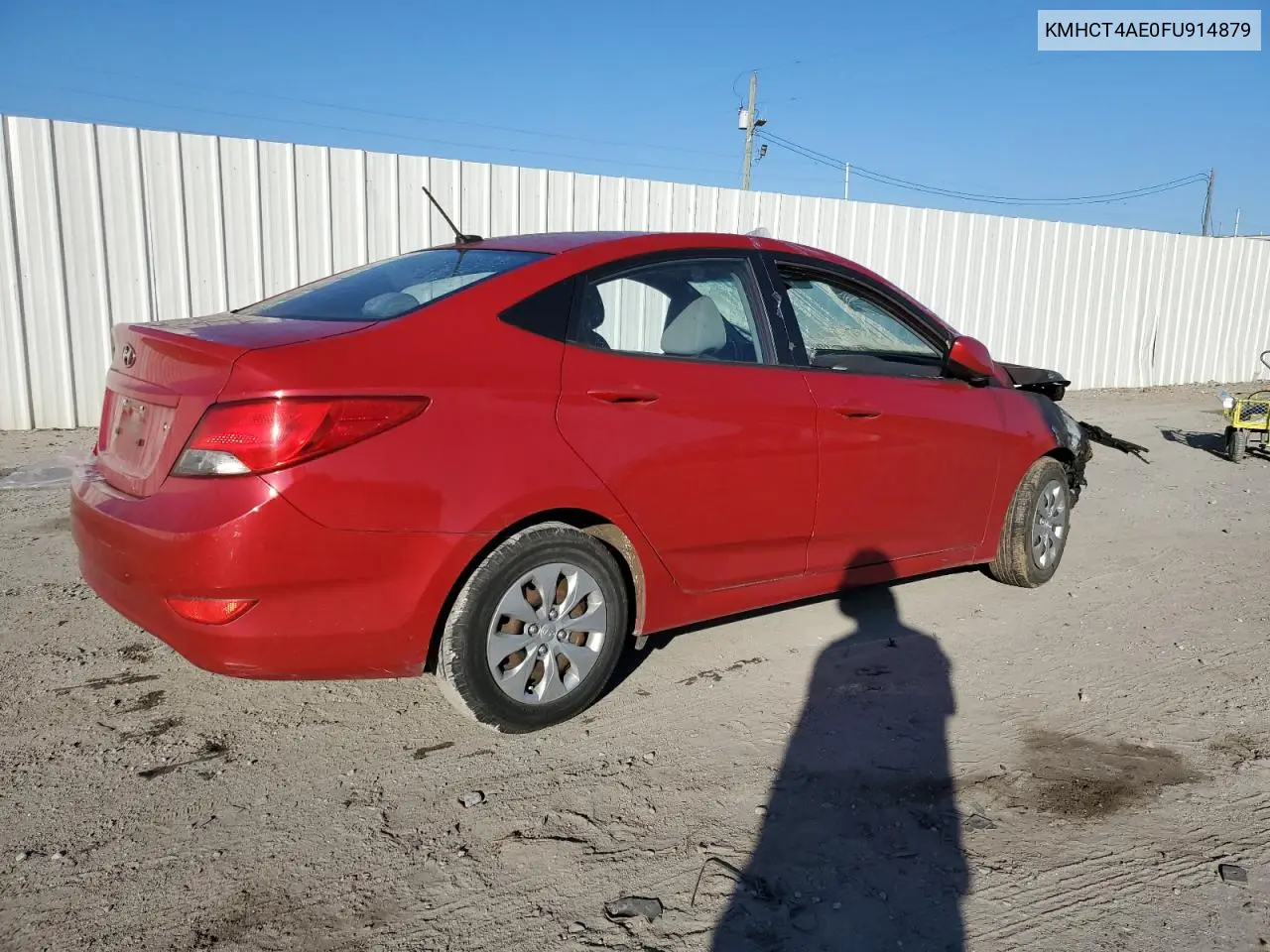 KMHCT4AE0FU914879 2015 Hyundai Accent Gls