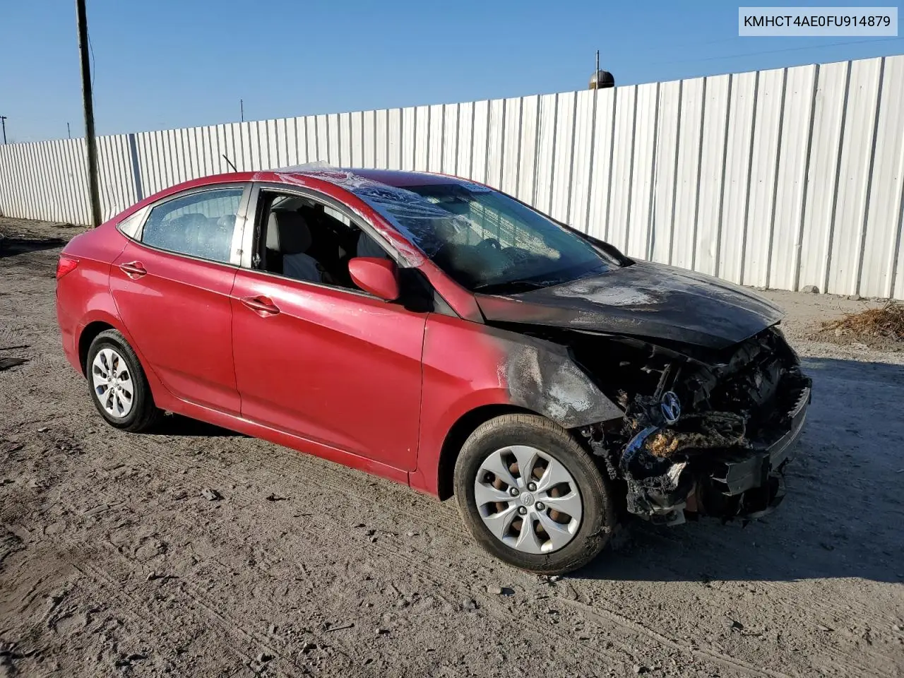 KMHCT4AE0FU914879 2015 Hyundai Accent Gls