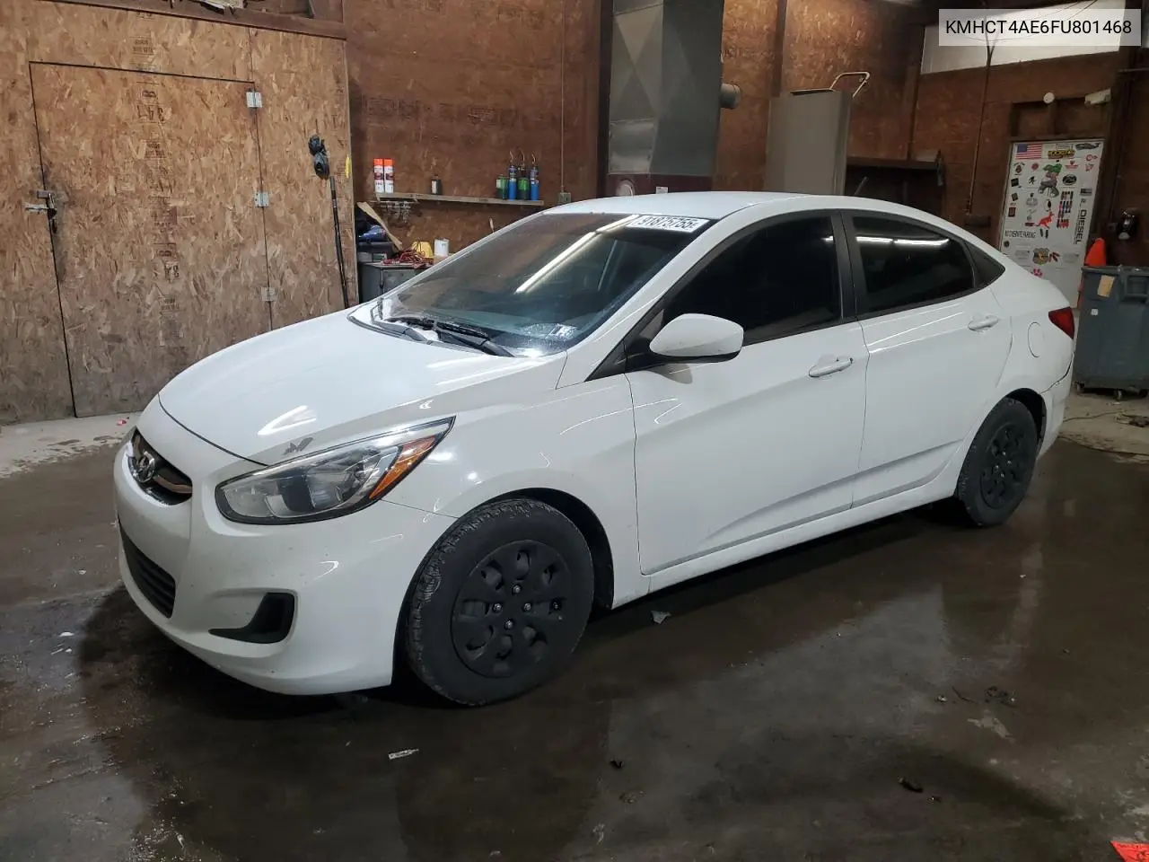 KMHCT4AE6FU801468 2015 Hyundai Accent Gls
