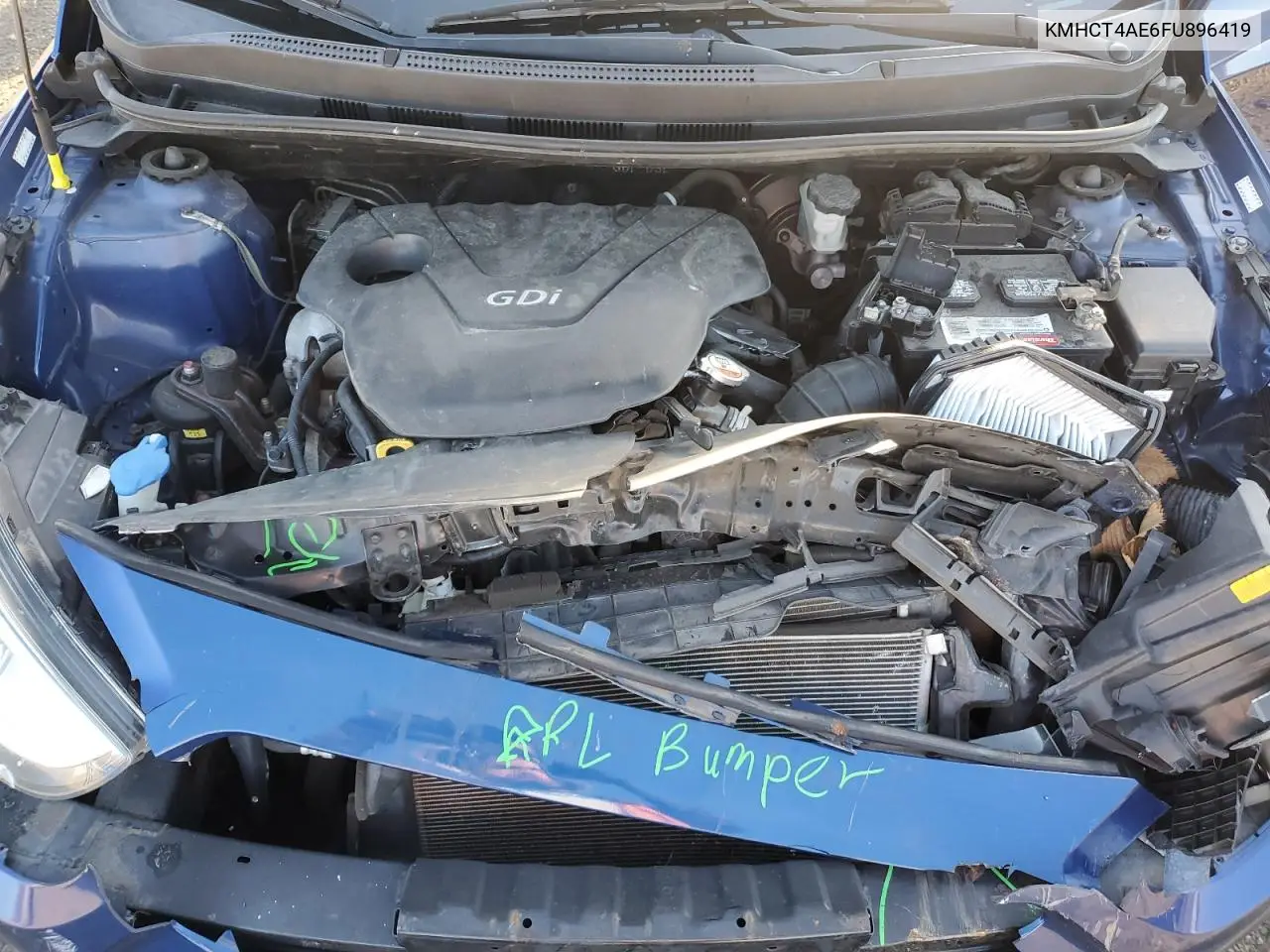 KMHCT4AE6FU896419 2015 Hyundai Accent Gls