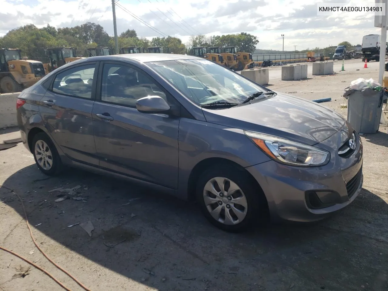 2016 Hyundai Accent Se VIN: KMHCT4AE0GU134981 Lot: 71411934