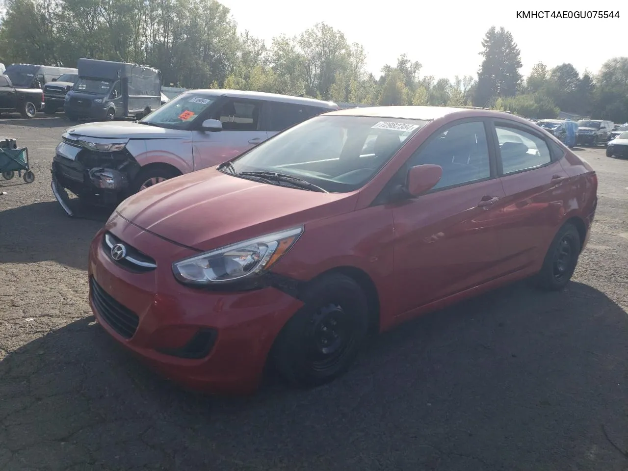 KMHCT4AE0GU075544 2016 Hyundai Accent Se