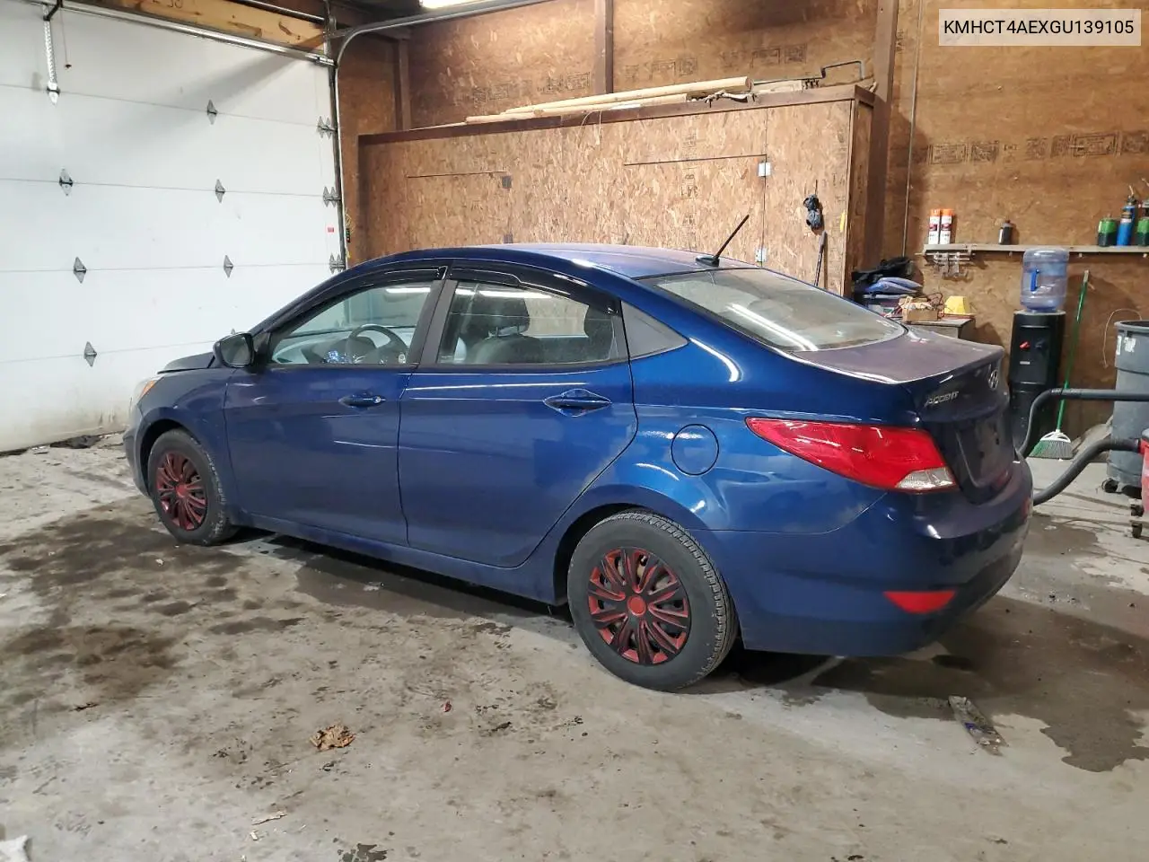 KMHCT4AEXGU139105 2016 Hyundai Accent Se