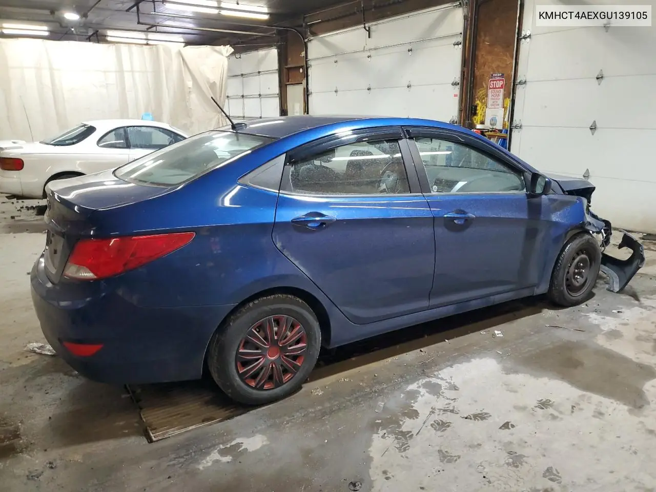 KMHCT4AEXGU139105 2016 Hyundai Accent Se